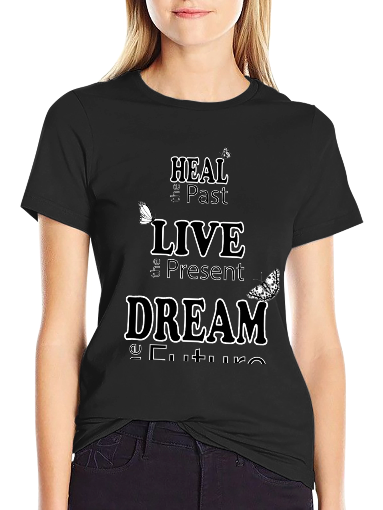 Heal Live Dream Graphic T-Shirt