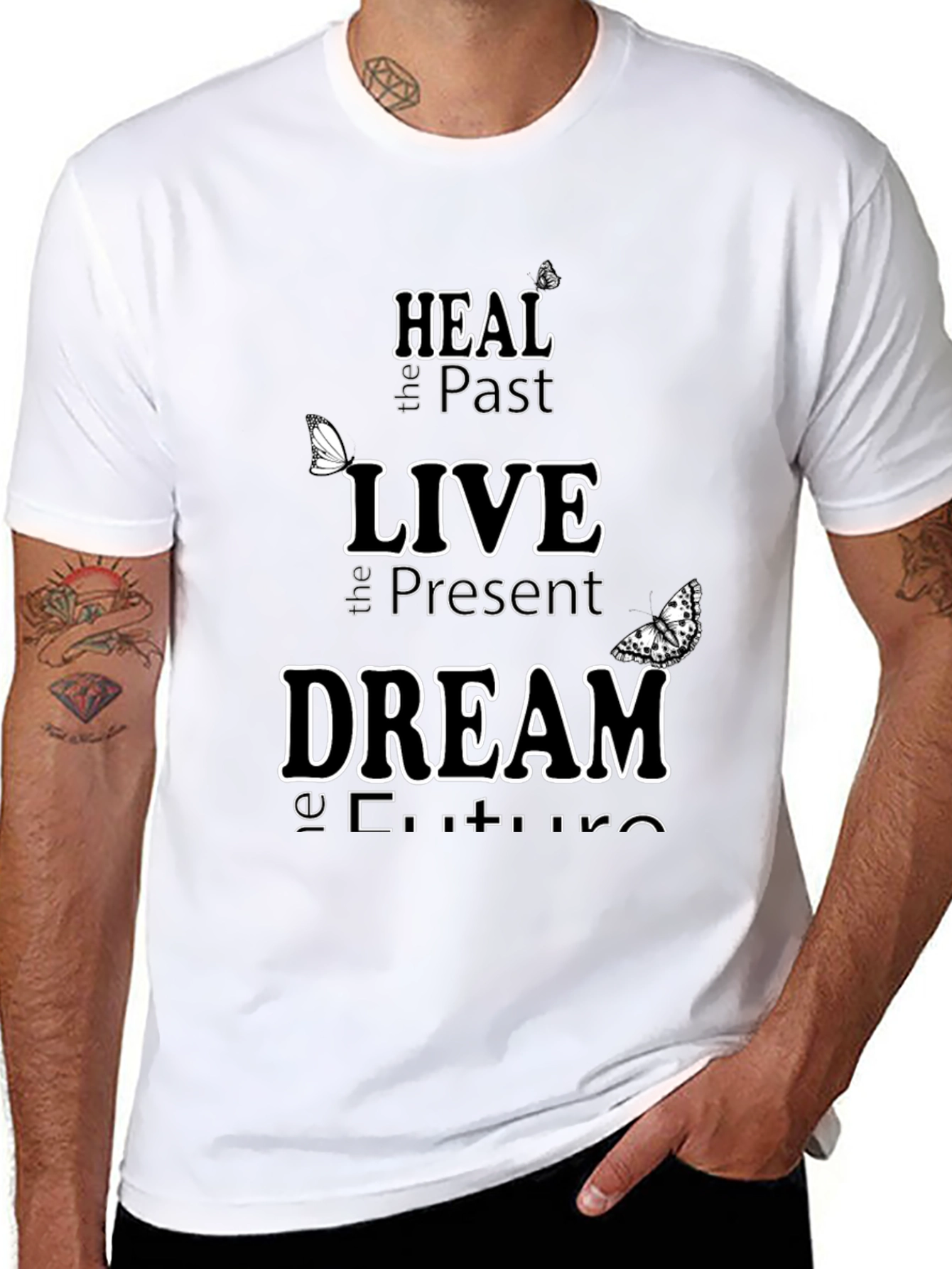 Heal Live Dream Graphic T-Shirt