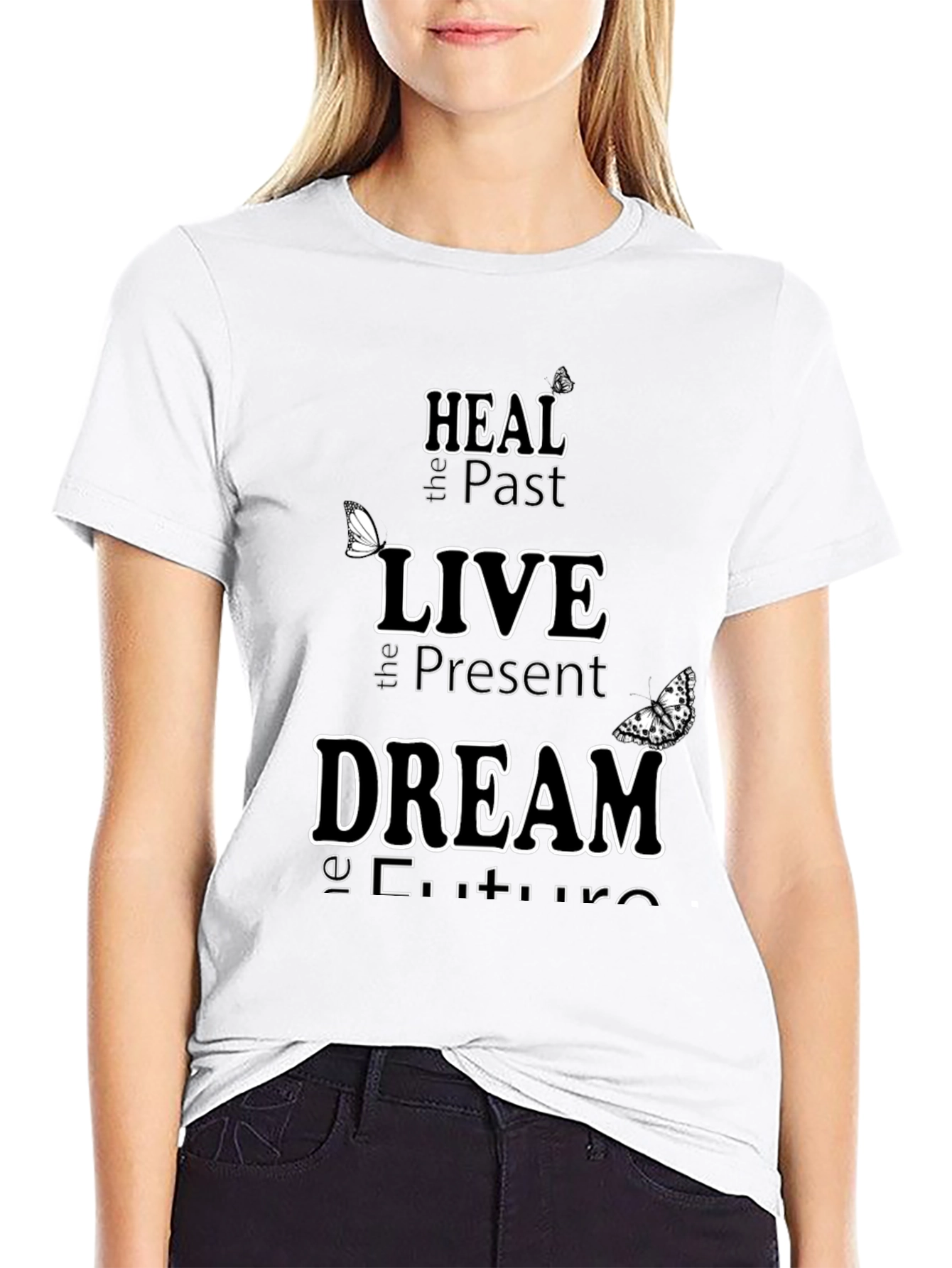 Heal Live Dream Graphic T-Shirt