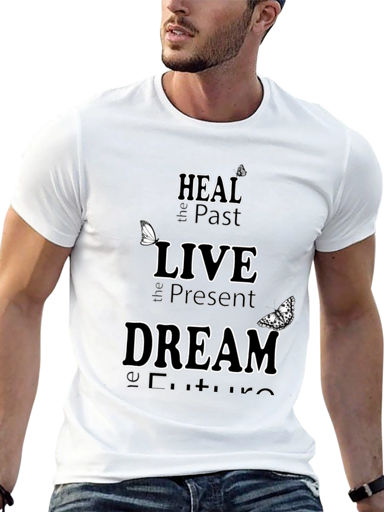 Heal Live Dream Graphic T-Shirt