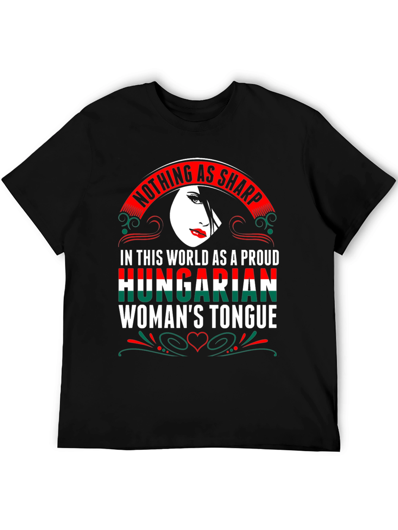 Proud Hungarian Womans Tongue Graphic T-Shirt