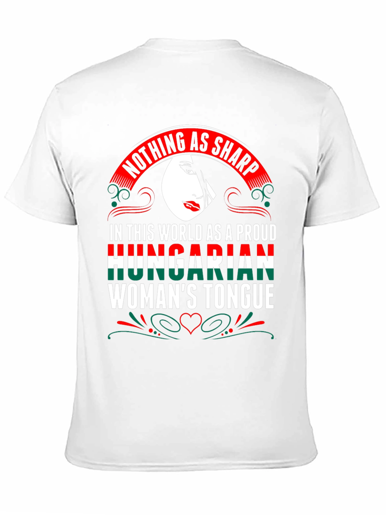 Proud Hungarian Womans Tongue Graphic T-Shirt