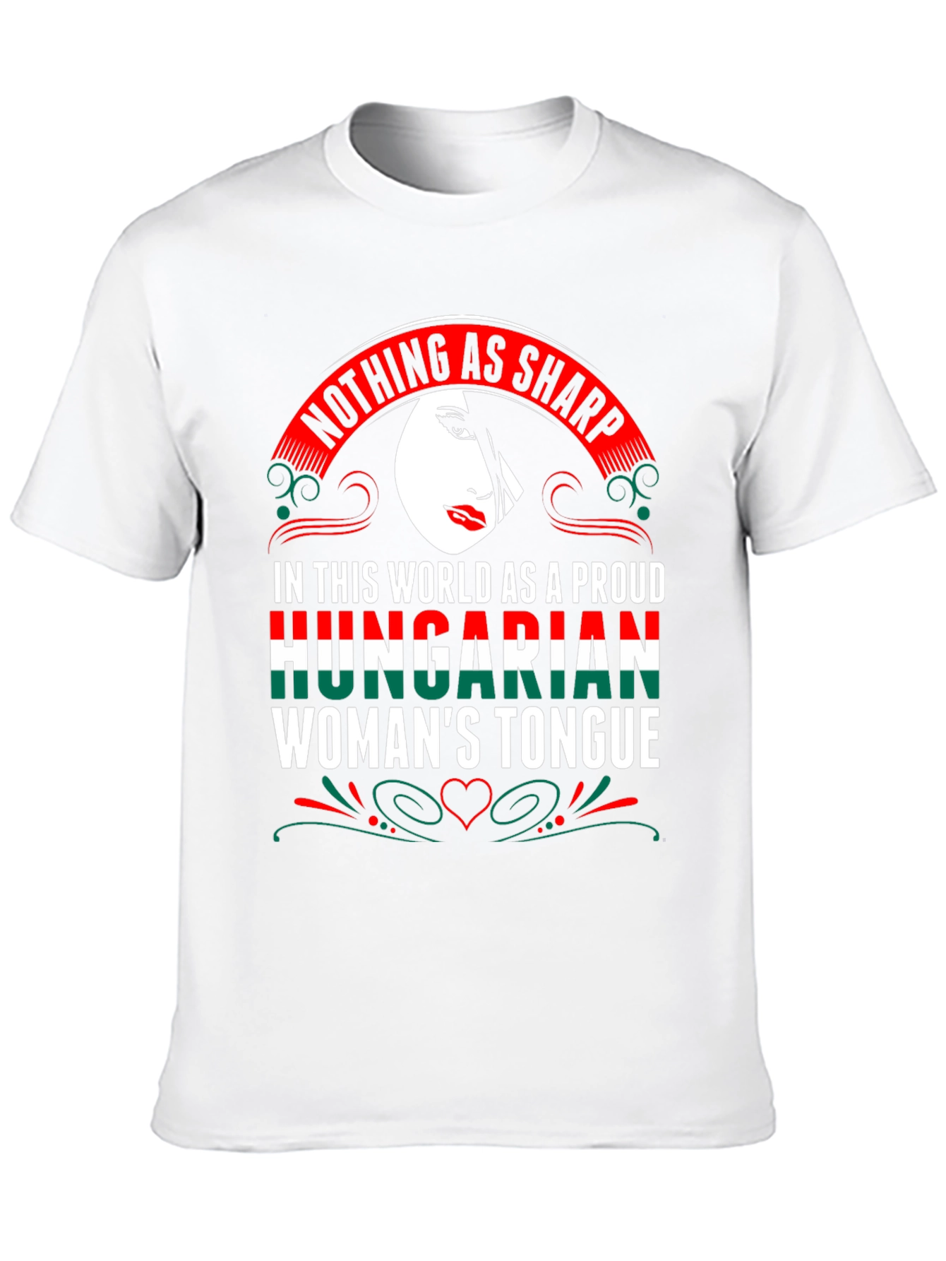 Proud Hungarian Womans Tongue Graphic T-Shirt