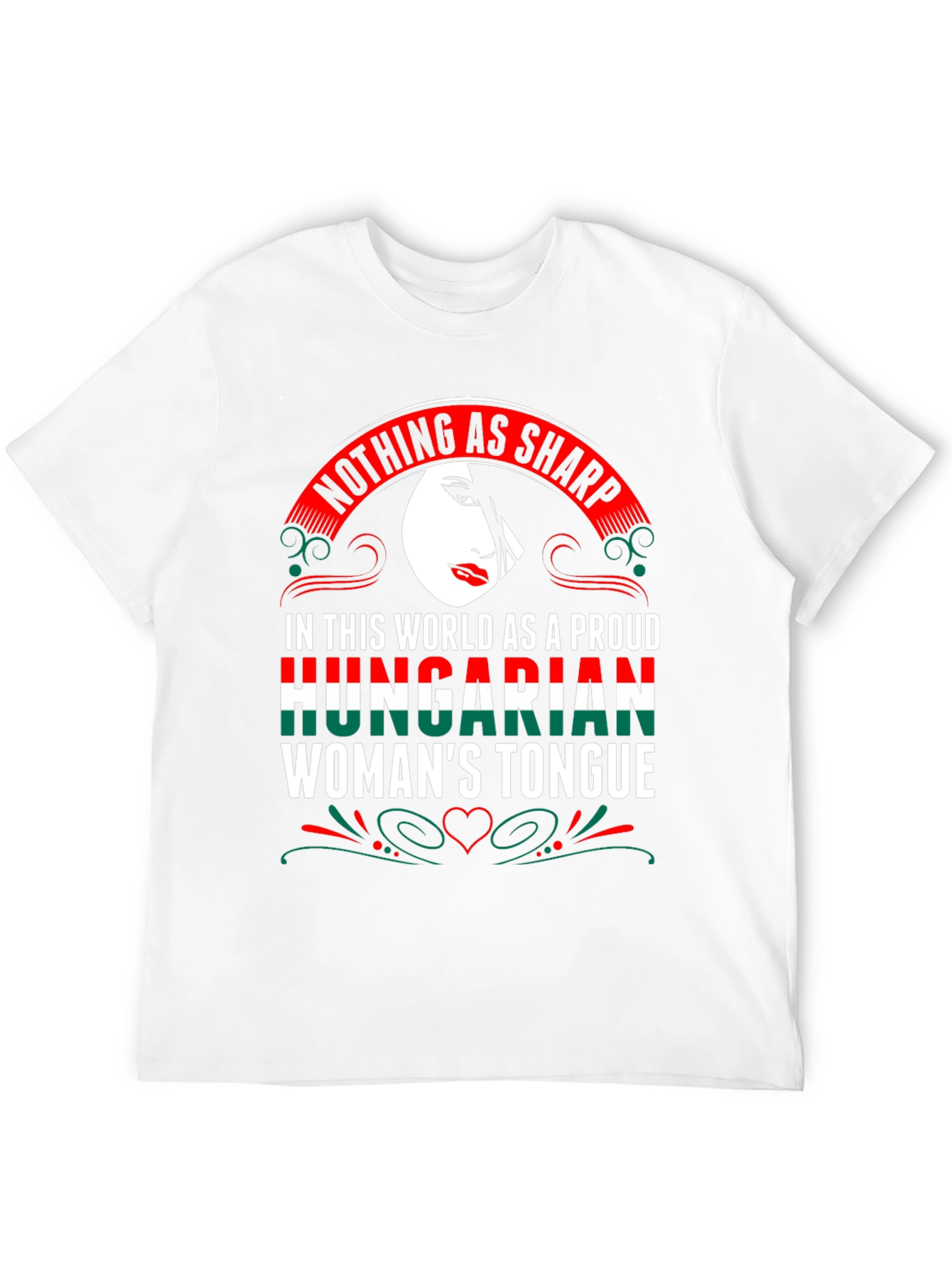 Proud Hungarian Womans Tongue Graphic T-Shirt