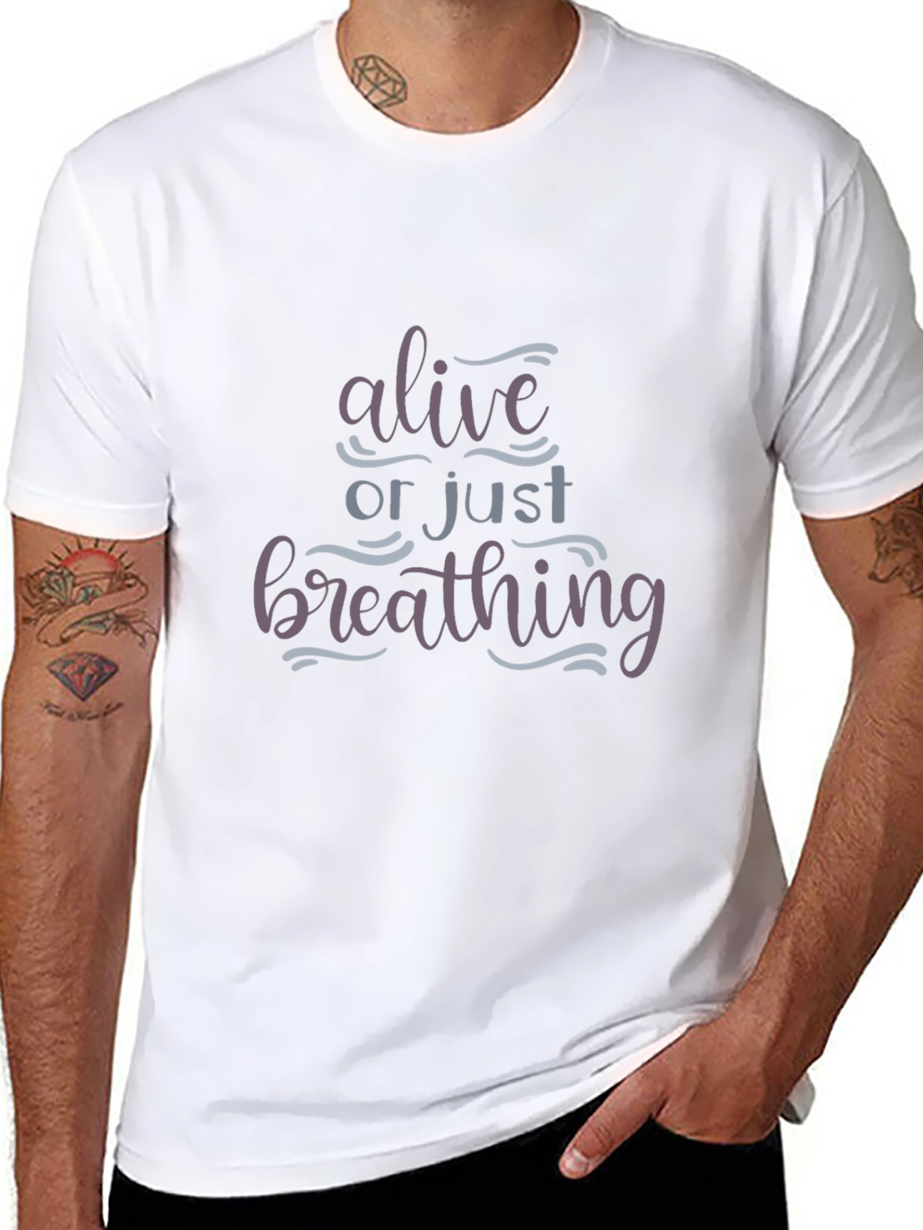Alive or Just Breathing Graphic Tee