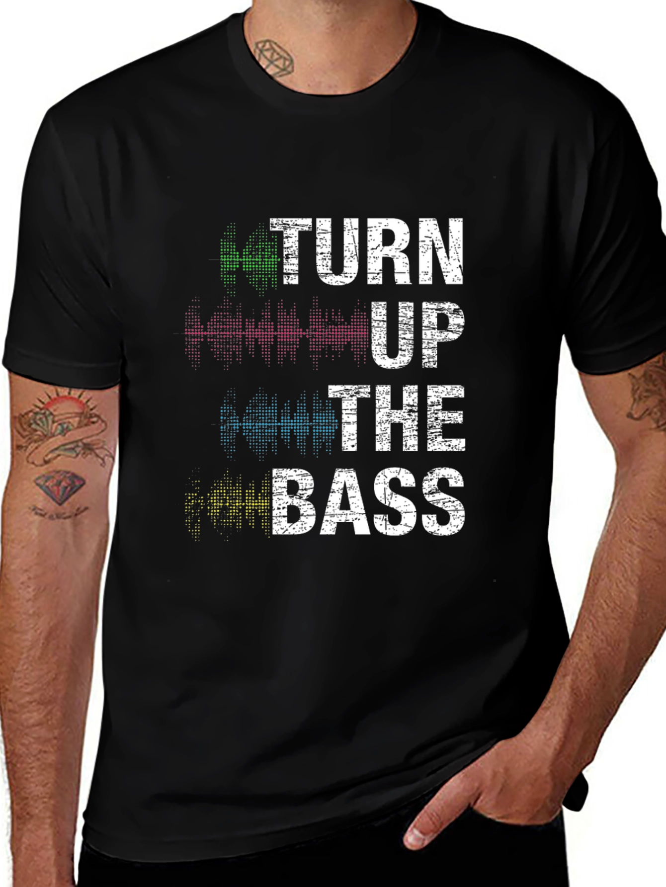 Turn Up the Bass Graphic T-Shirt