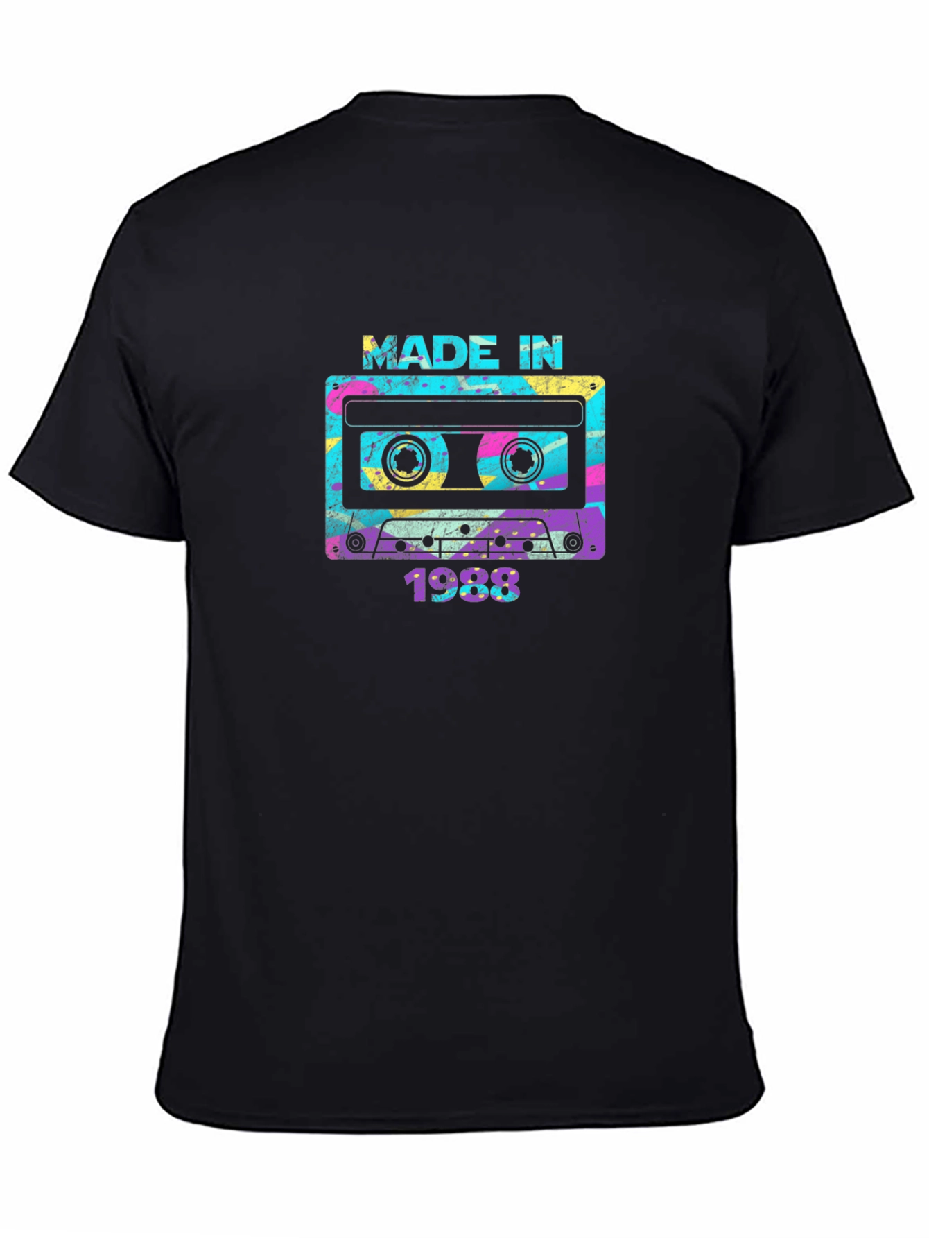 Made in 1988 Cassette Tape Graphic T-Shirt