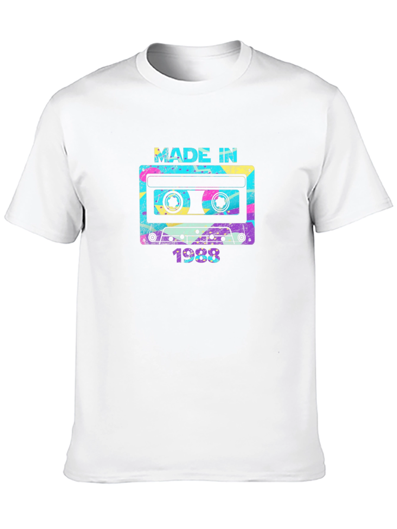 Made in 1988 Cassette Tape Graphic T-Shirt