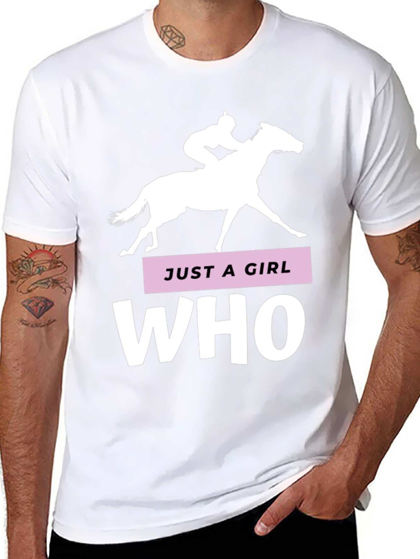 Just a Girl Who Loves Horses Tee