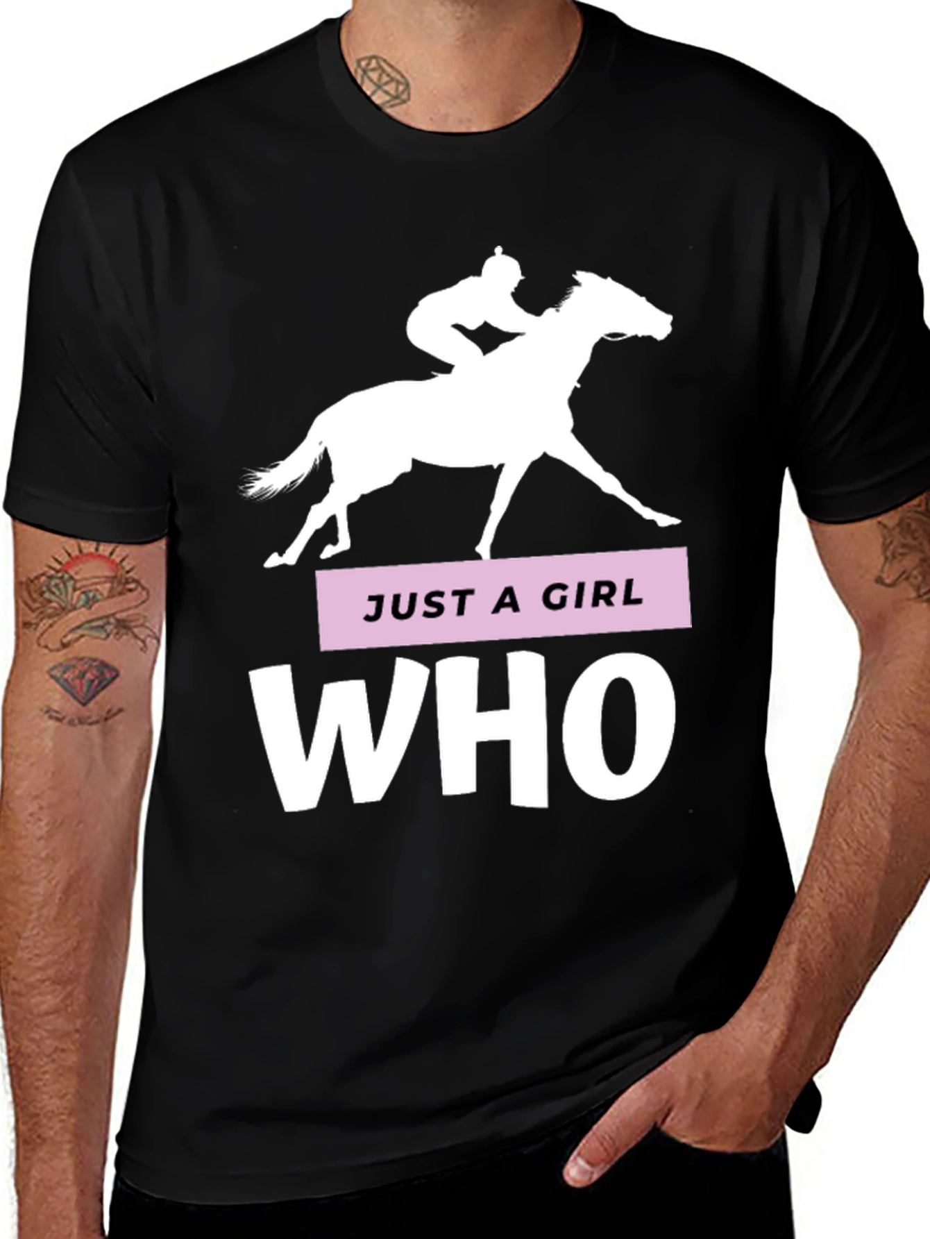 Just a Girl Who Loves Horses Tee