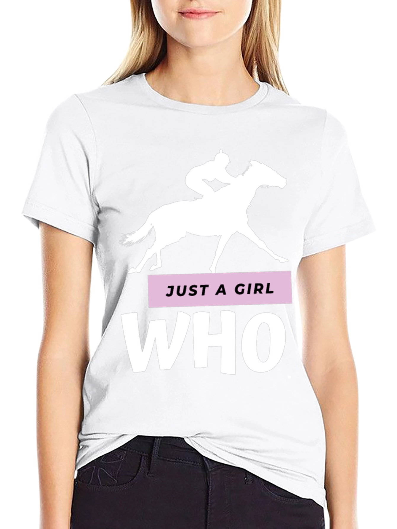 Just a Girl Who Loves Horses Tee