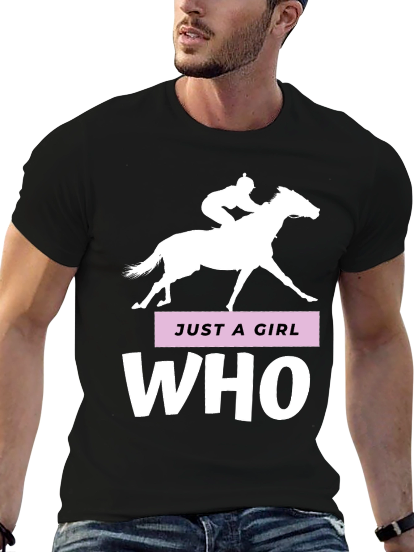 Just a Girl Who Loves Horses Tee