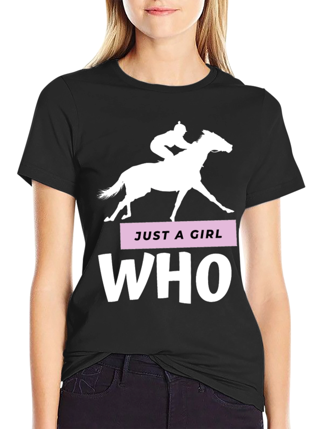 Just a Girl Who Loves Horses Tee