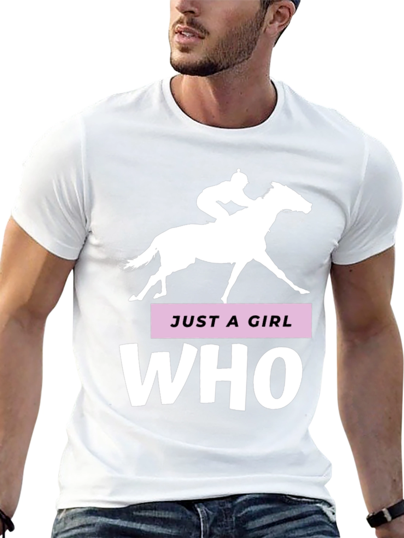 Just a Girl Who Loves Horses Tee
