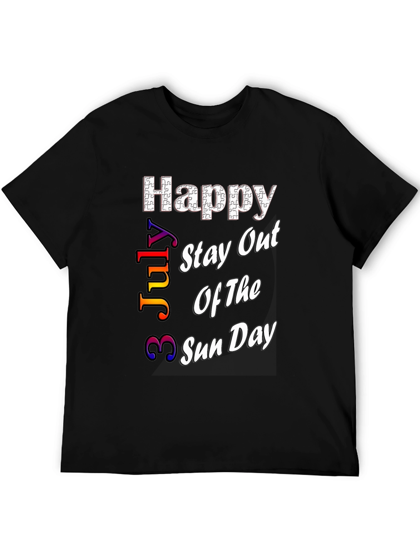 Happy July 3rd Sun Day T-Shirt