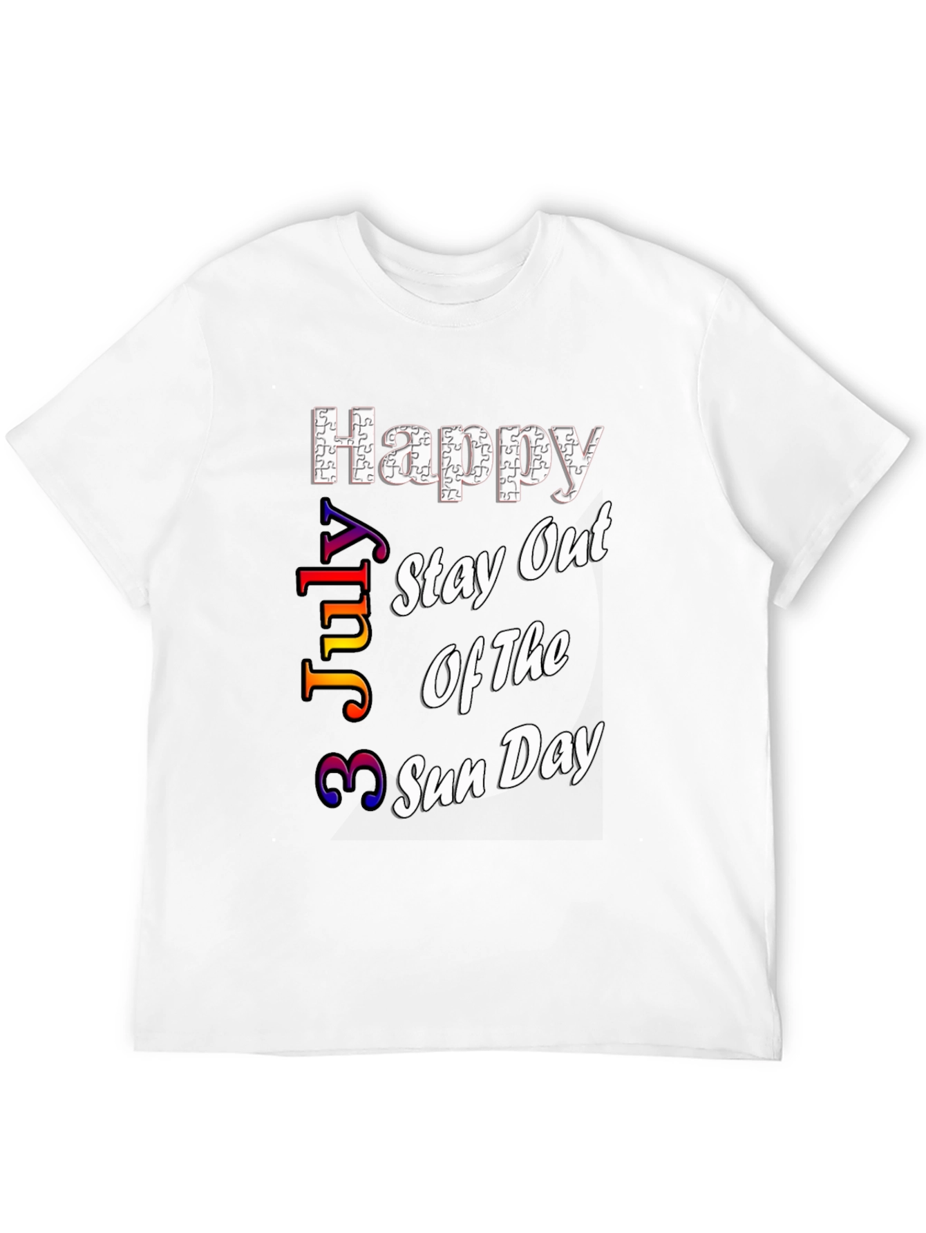 Happy July 3rd Sun Day T-Shirt