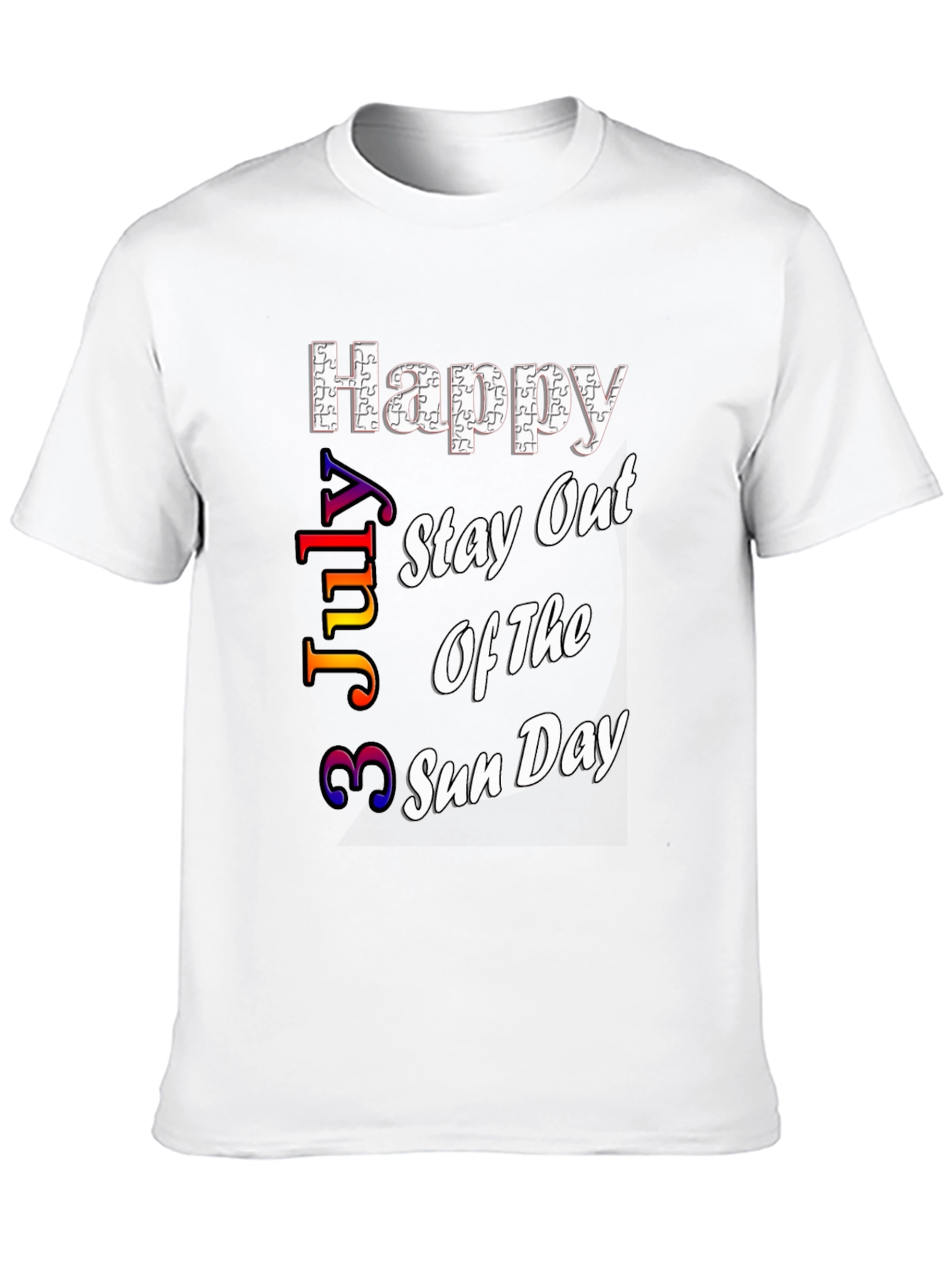 Happy July 3rd Sun Day T-Shirt