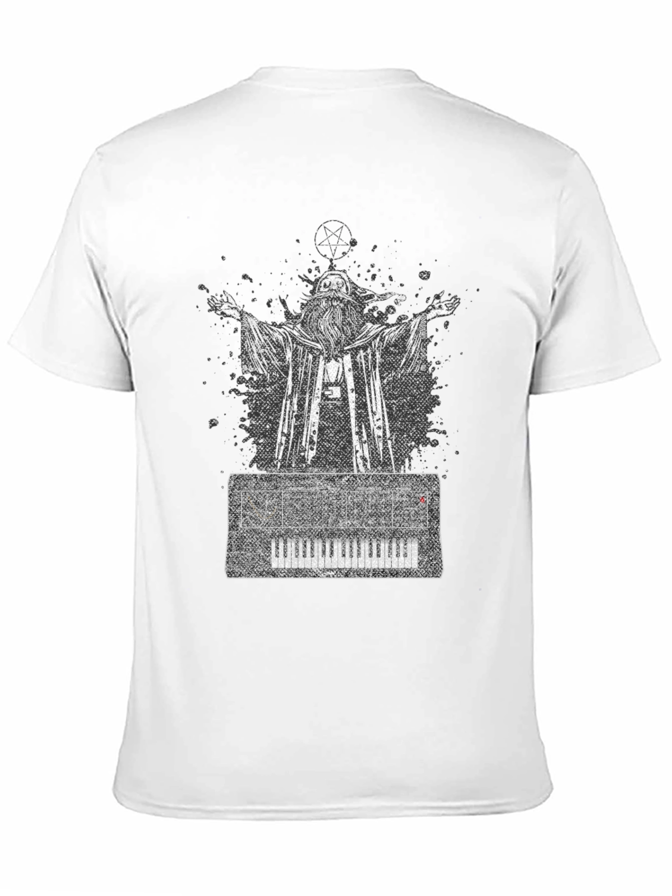 Wizard Keyboard T-Shirt - Black Graphic Tee