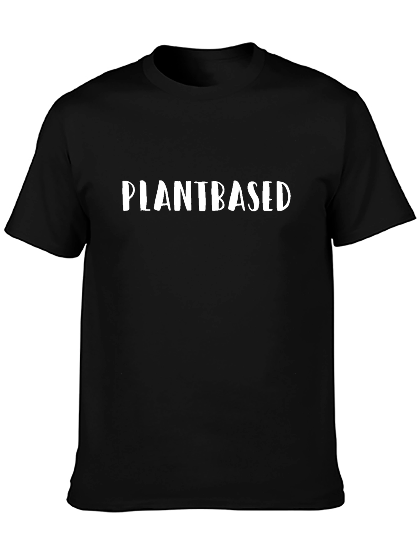 Plant-Based Black T-Shirt - Vegan Lifestyle Tee