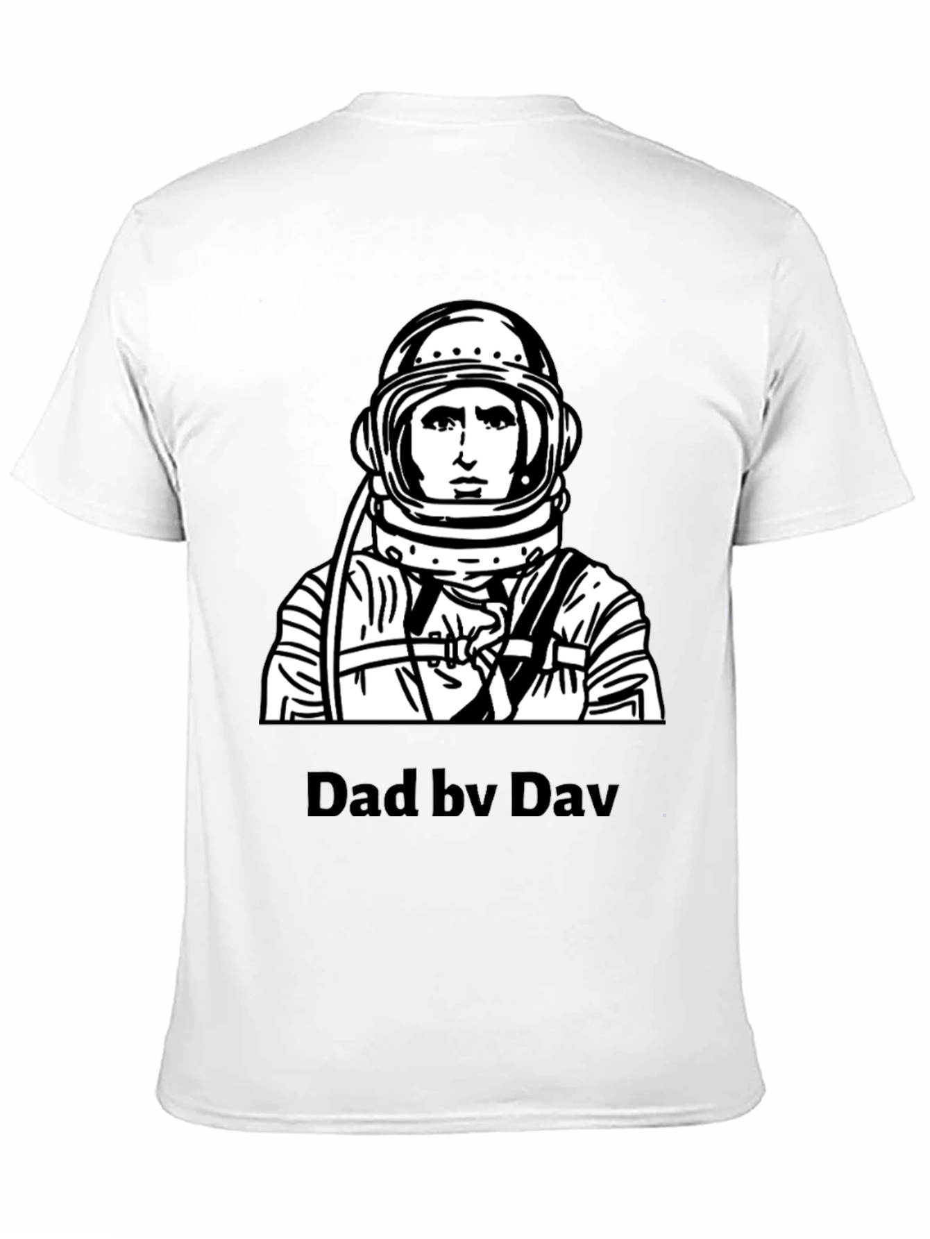 Dad by Dav Spaceman Graphic T-Shirt