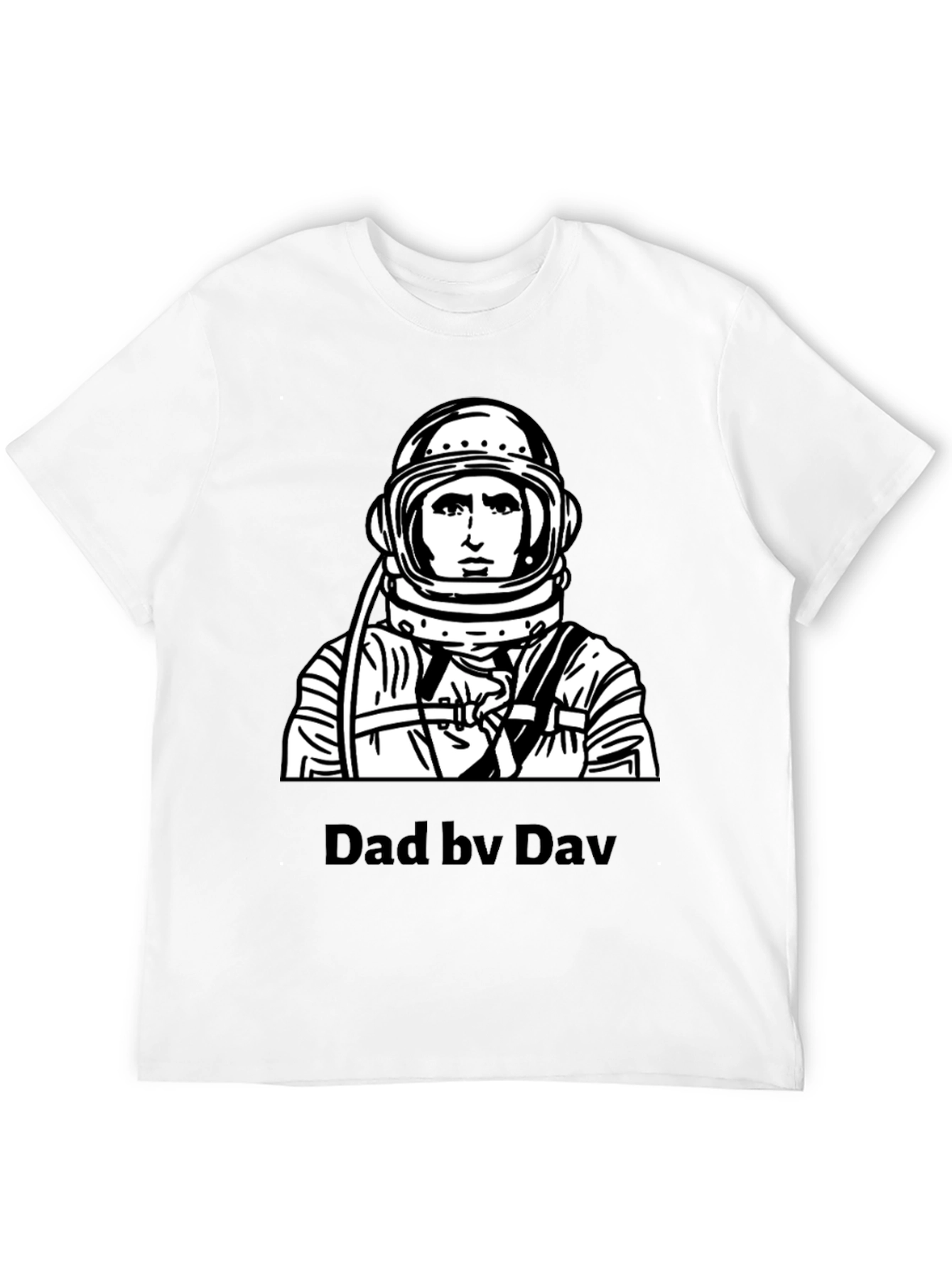 Dad by Dav Spaceman Graphic T-Shirt