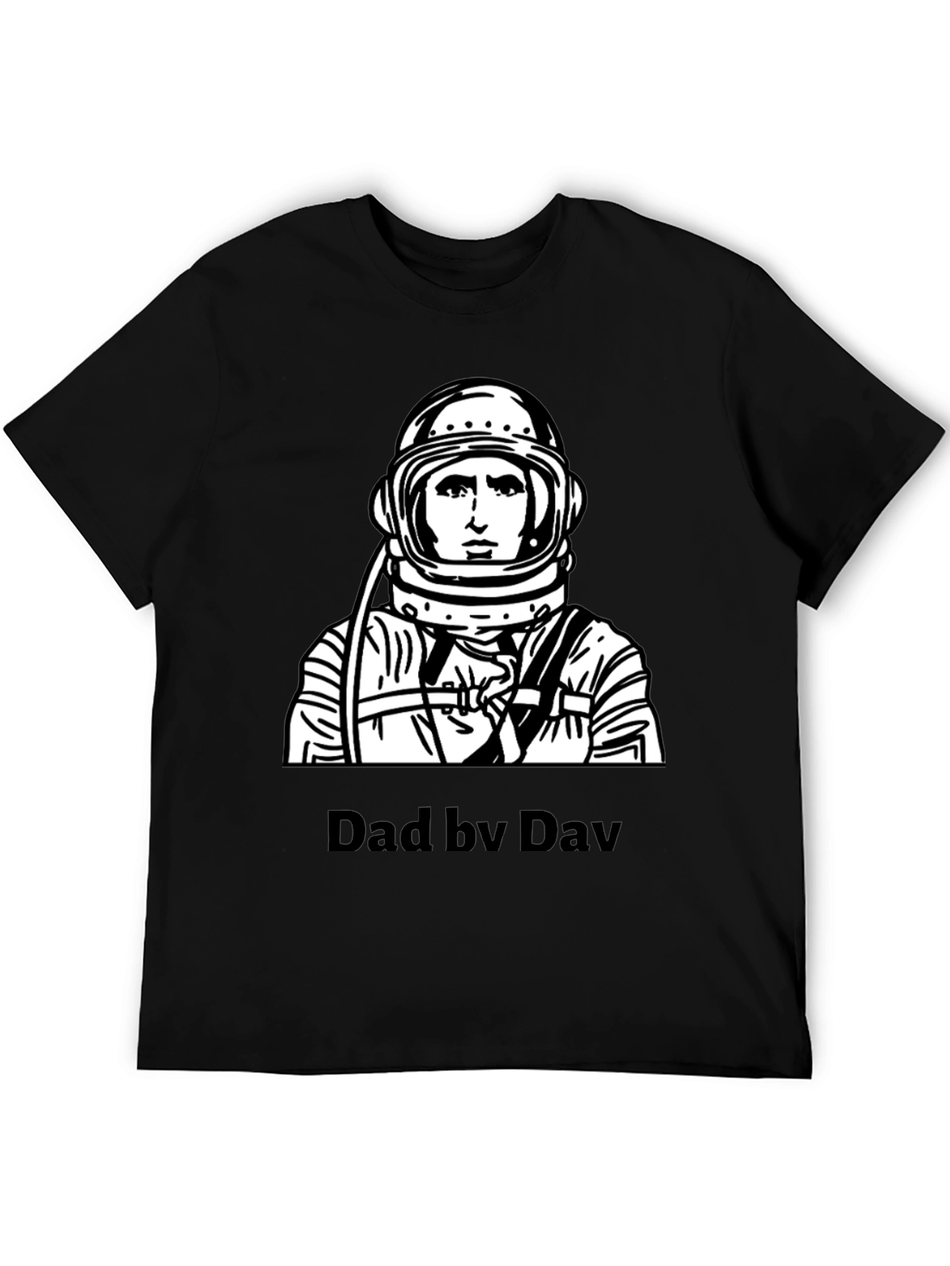 Dad by Dav Spaceman Graphic T-Shirt