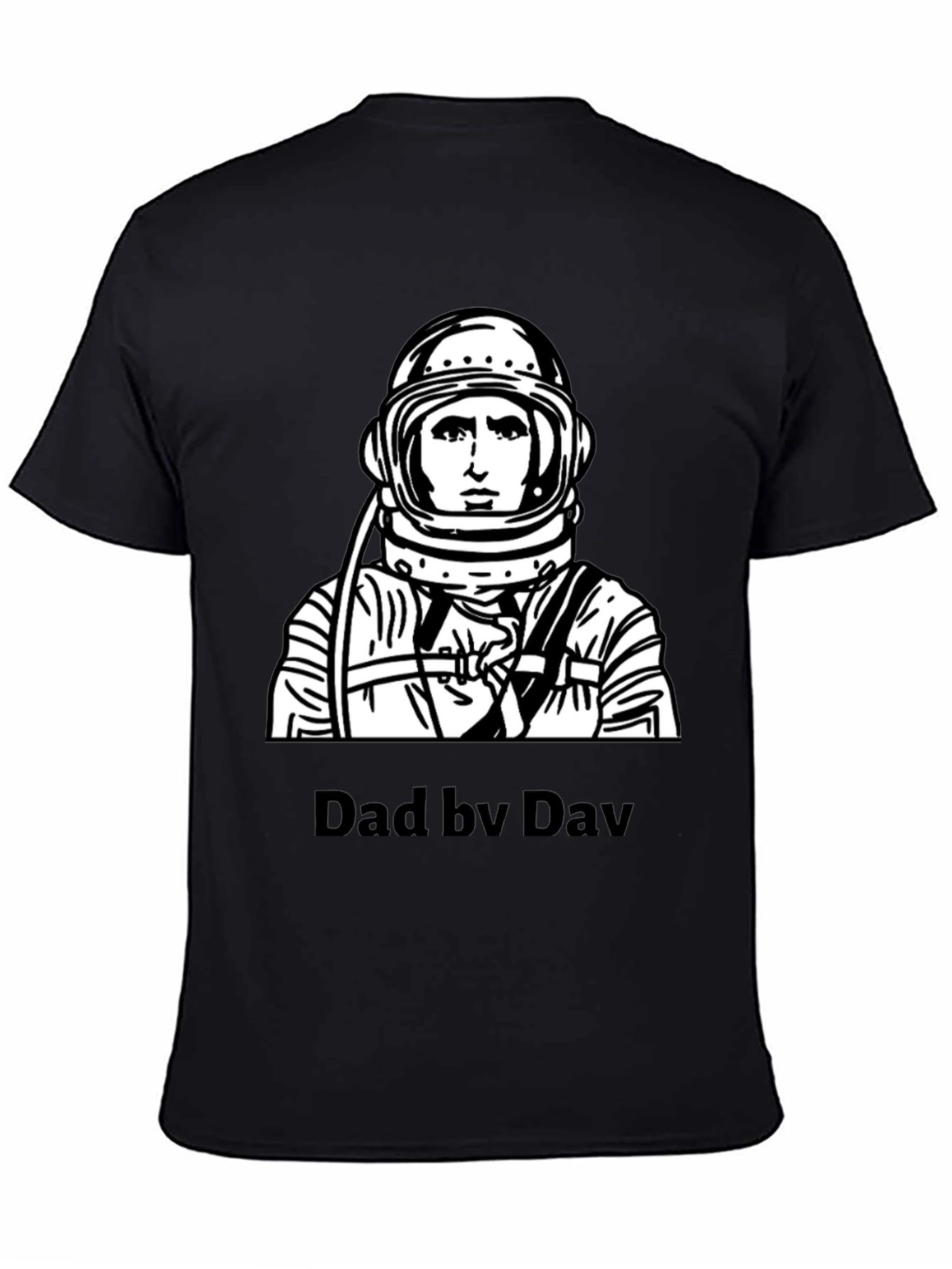 Dad by Dav Spaceman Graphic T-Shirt