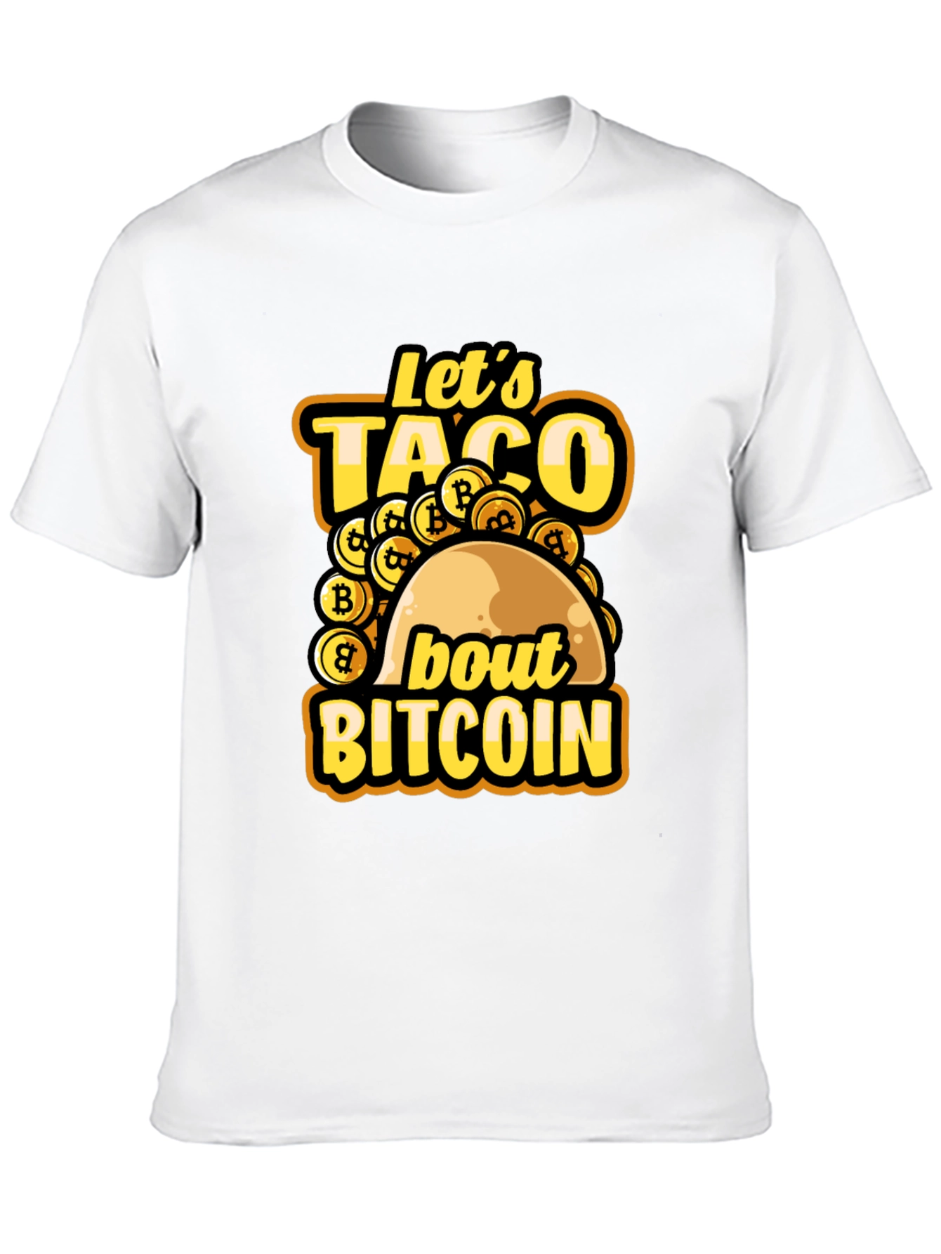 Lets Taco About Bitcoin Black T-Shirt