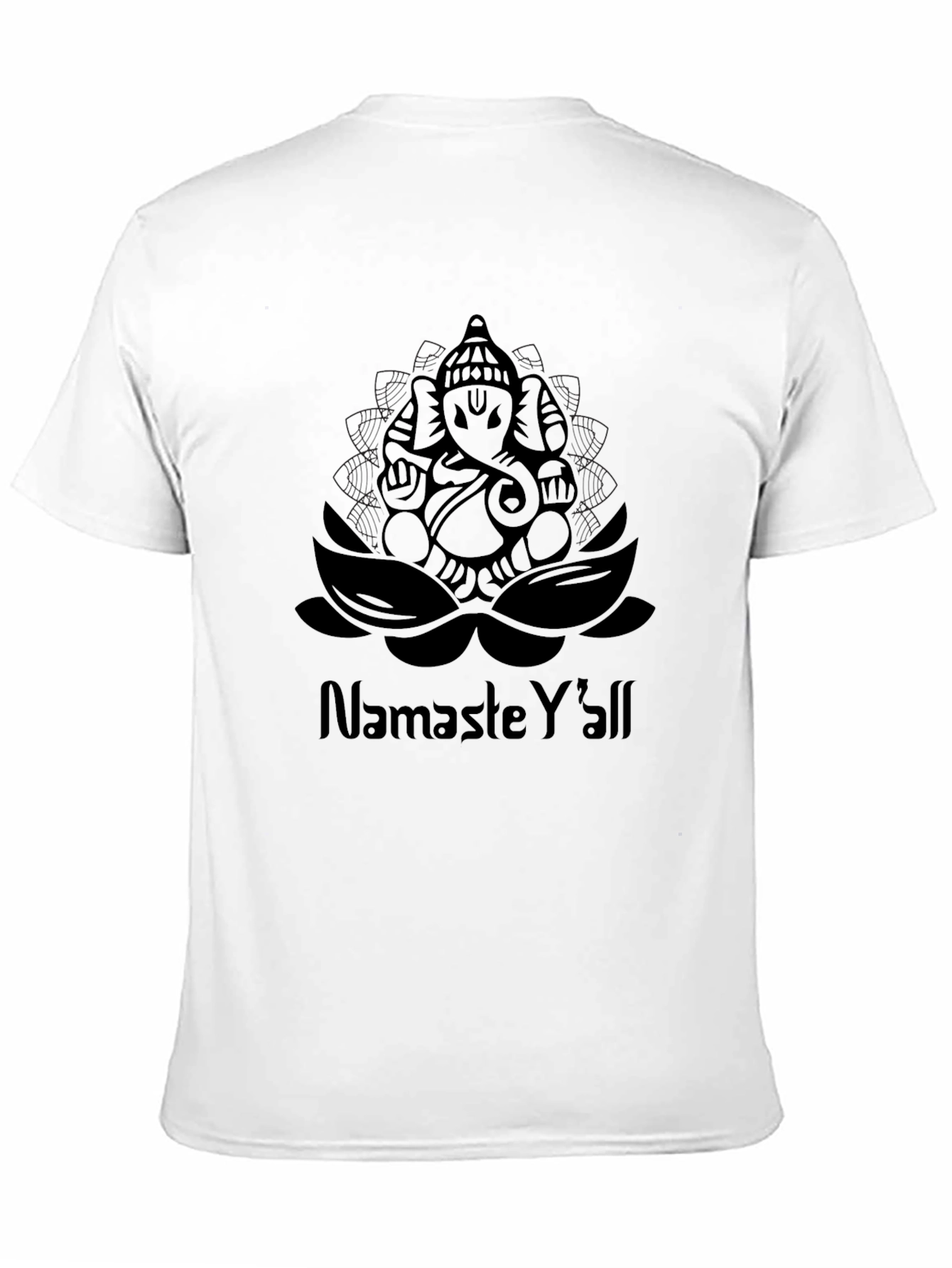 Namaste Yall Ganesha Graphic T-Shirt - Stylish Comfort