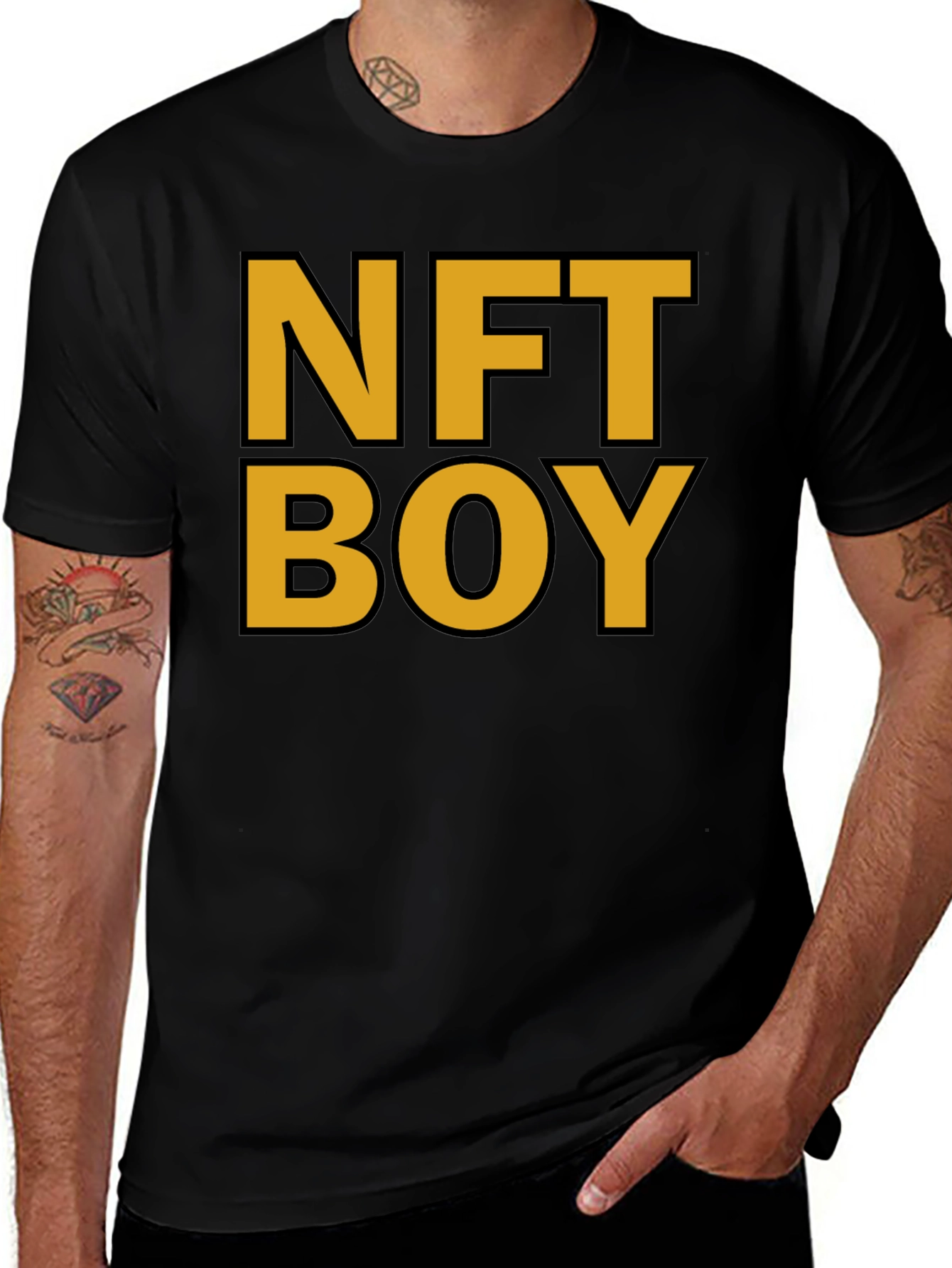 NFT Boy Black T-Shirt