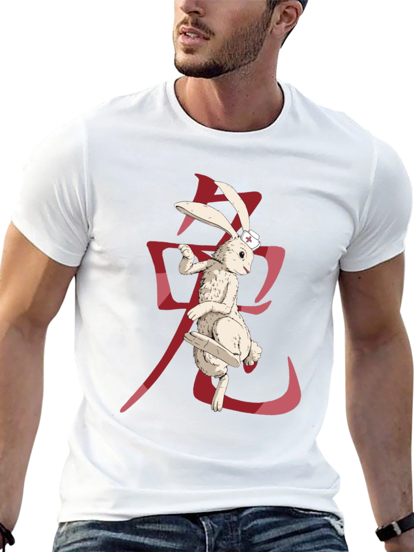 Rabbit Nurse Graphic Tee