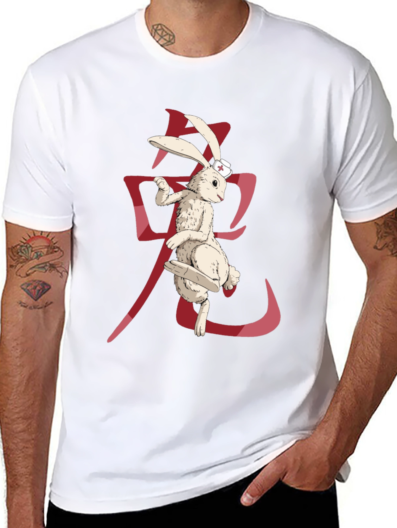 Rabbit Nurse Graphic Tee