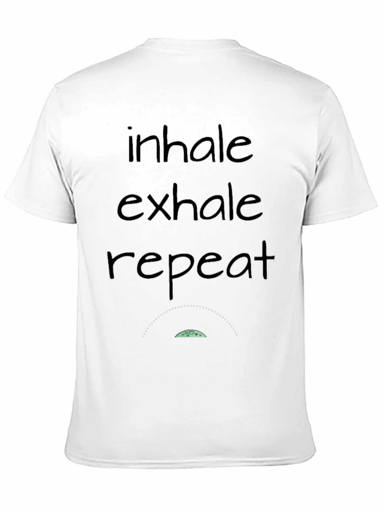 Inhale Exhale Repeat Graphic T-Shirt - Zen Yoga Tee