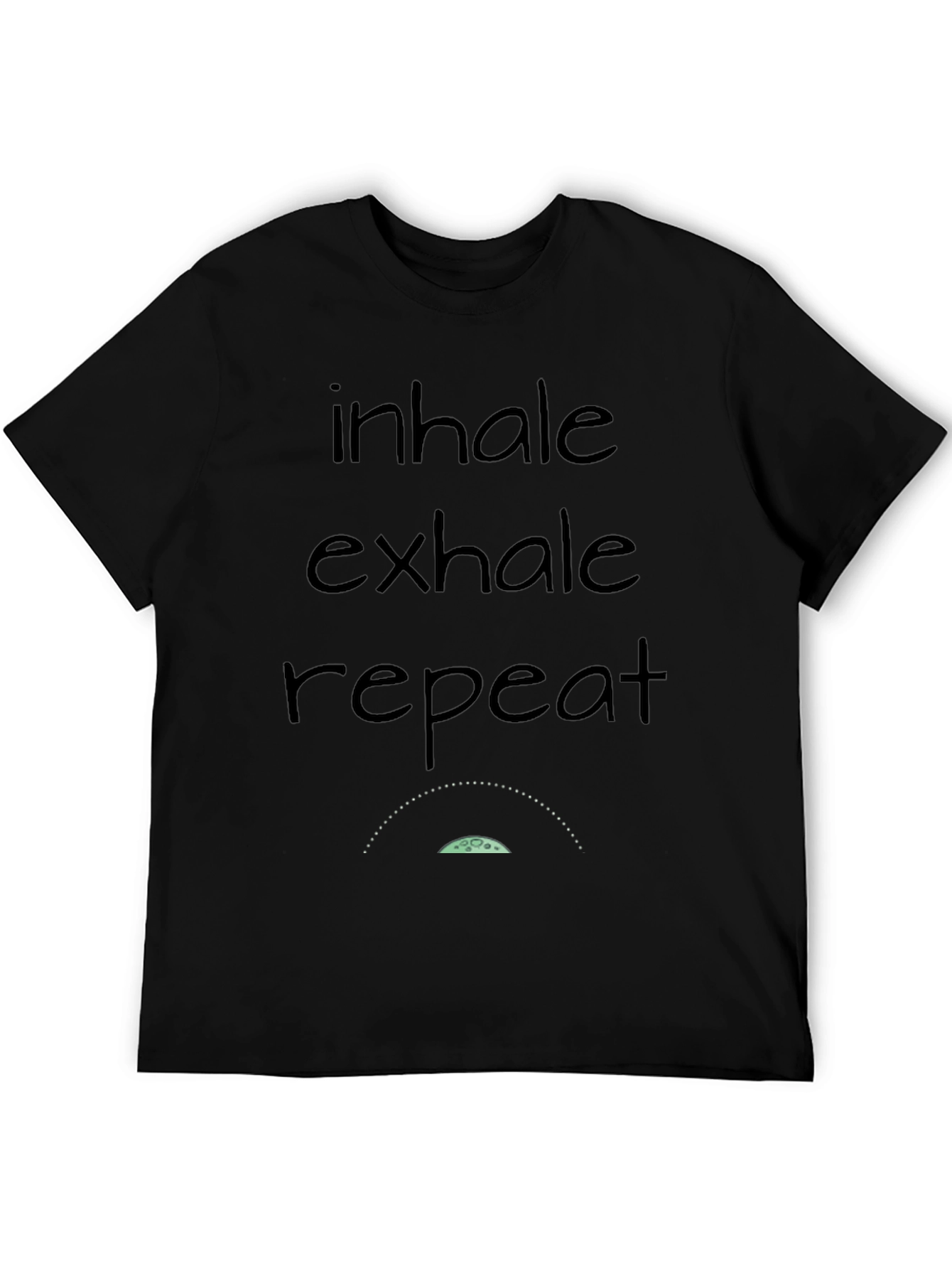 Inhale Exhale Repeat Graphic T-Shirt - Zen Yoga Tee