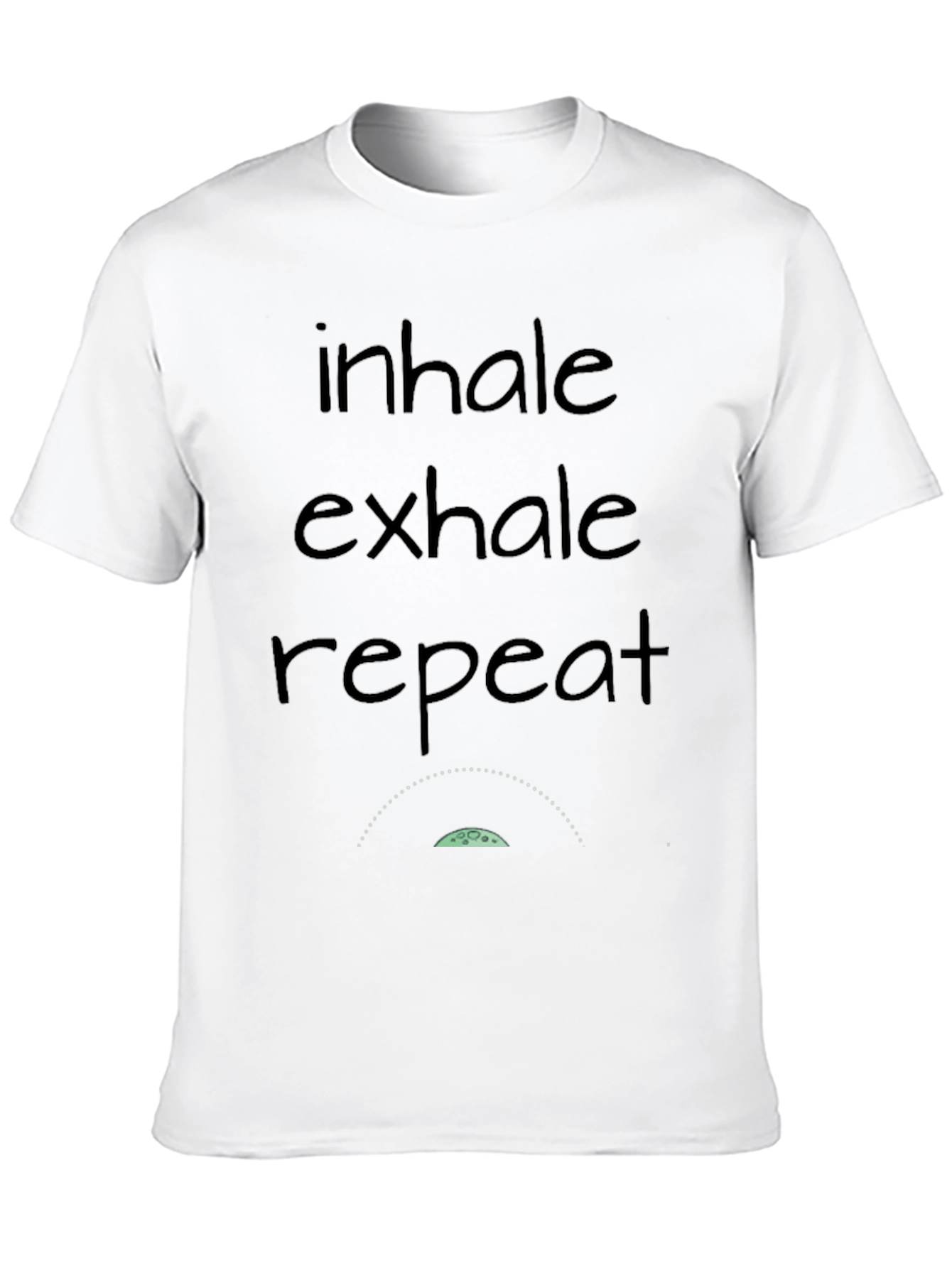 Inhale Exhale Repeat Graphic T-Shirt - Zen Yoga Tee