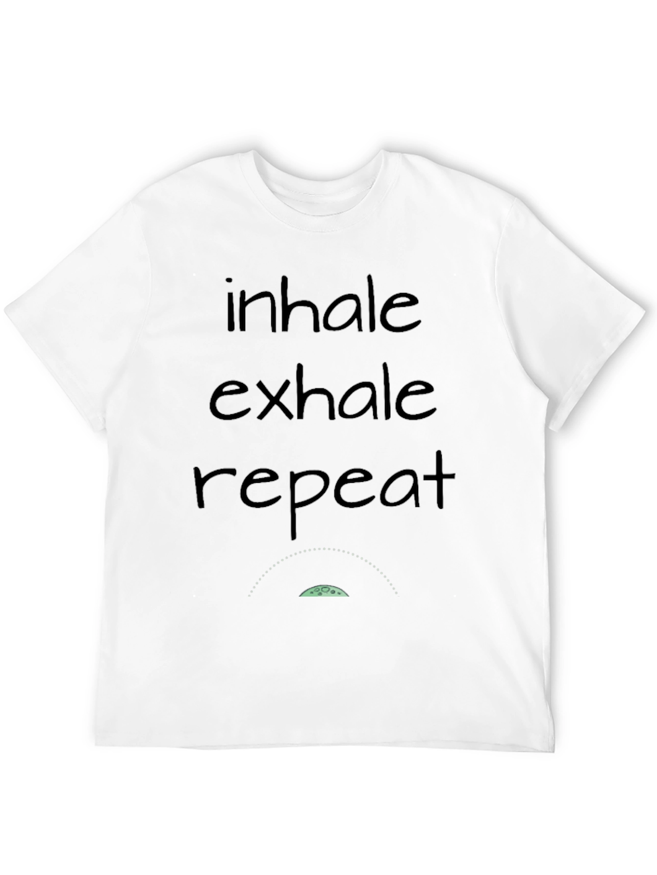 Inhale Exhale Repeat Graphic T-Shirt - Zen Yoga Tee