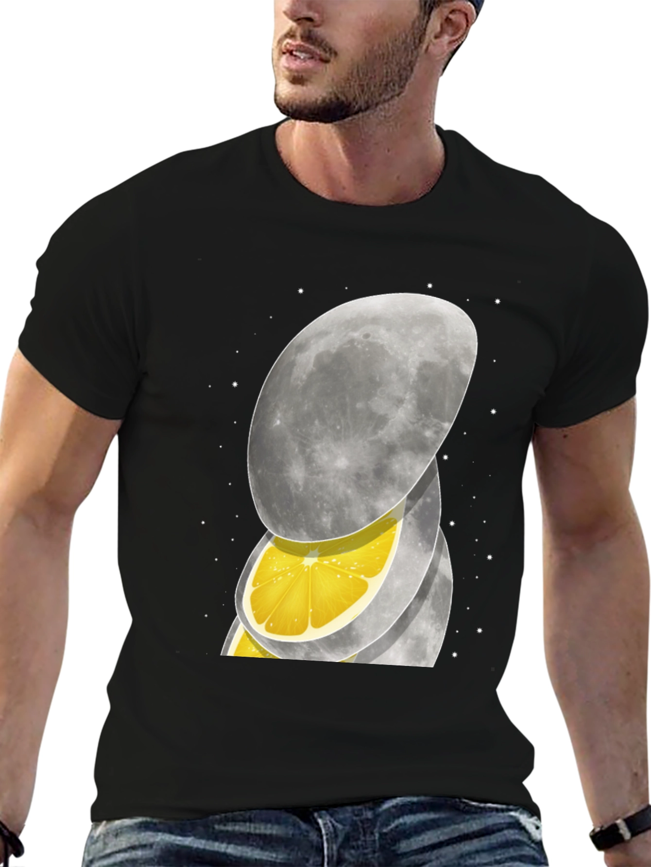 Lemon Moon Graphic Tee - Unique Design!