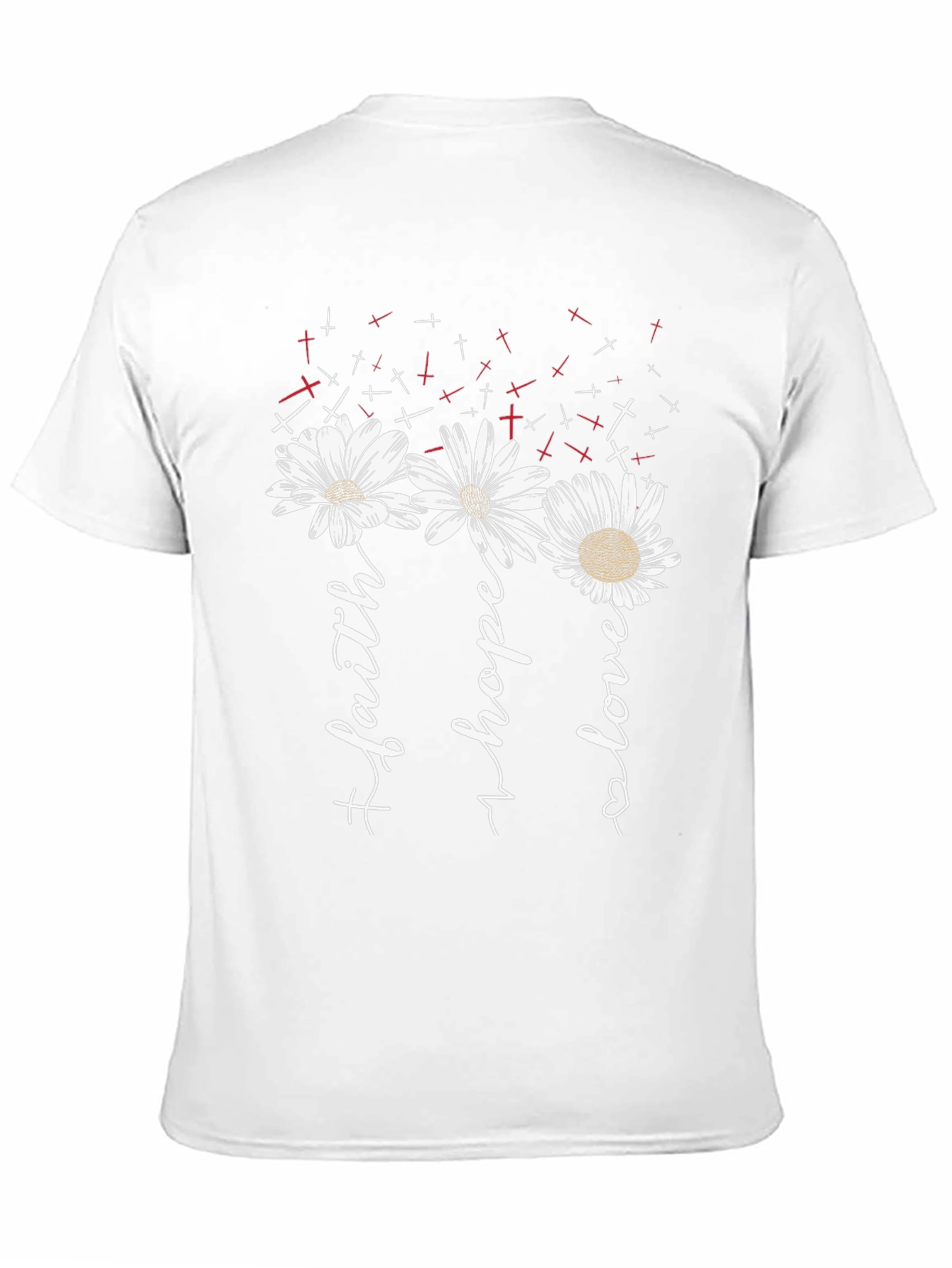 Faith Hope Love Daisy Graphic Tee