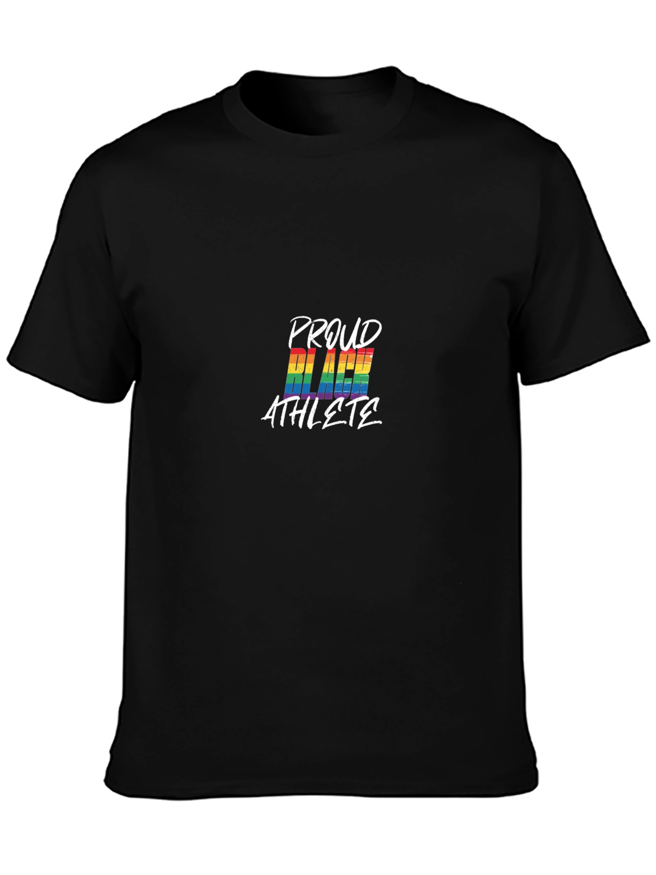 Proud Black Athlete Pride LGBTQ+ T-Shirt