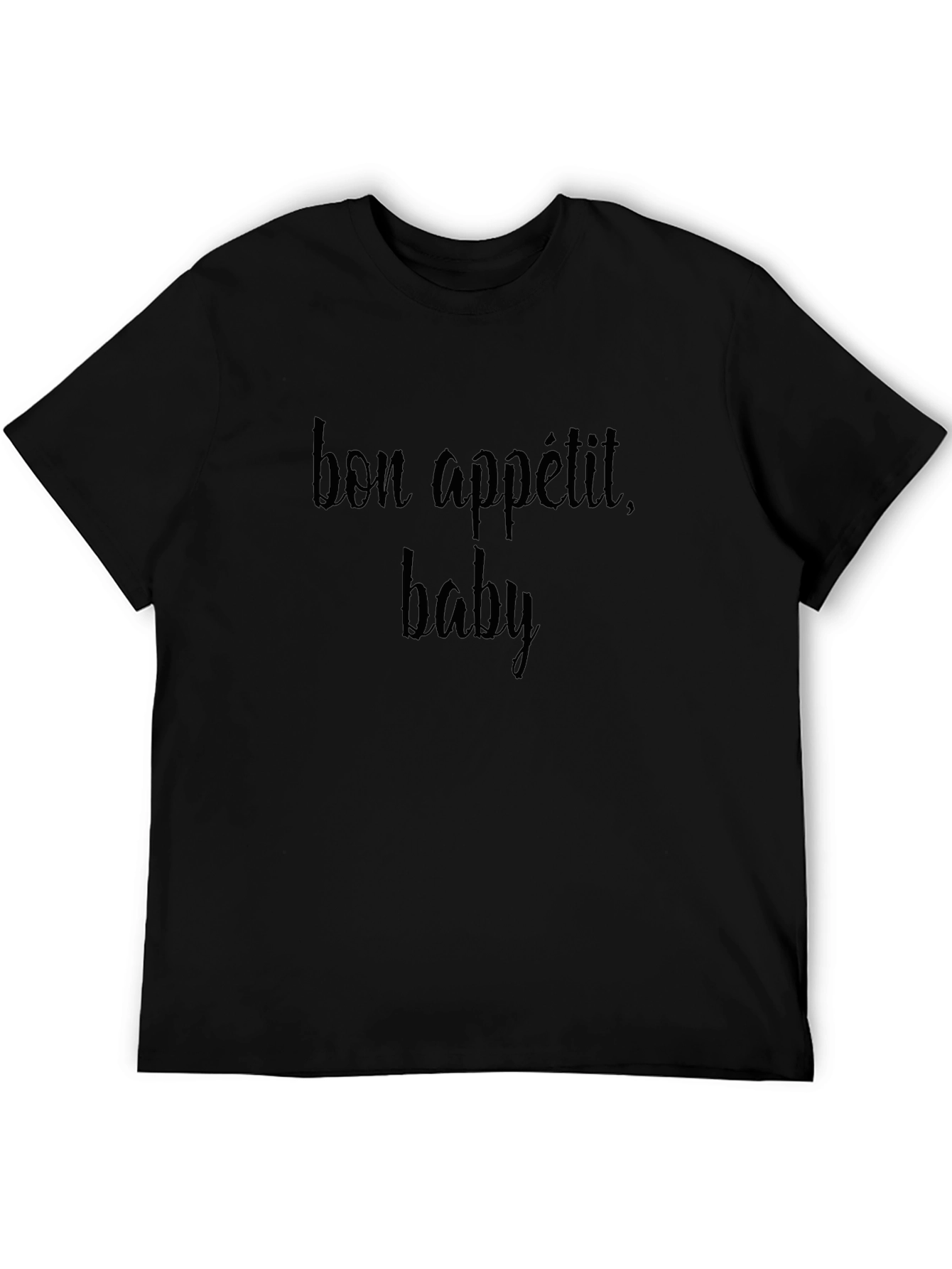Bon Appétit Baby! Black T-Shirt