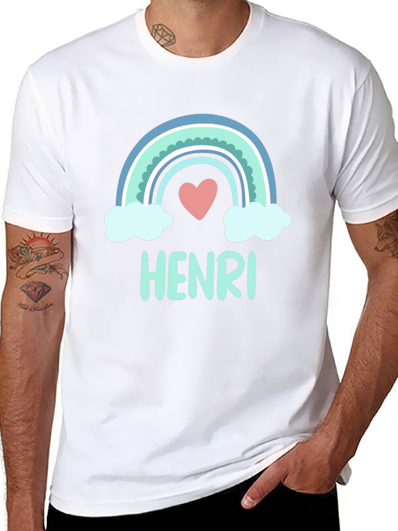 Henri Rainbow Heart T-Shirt