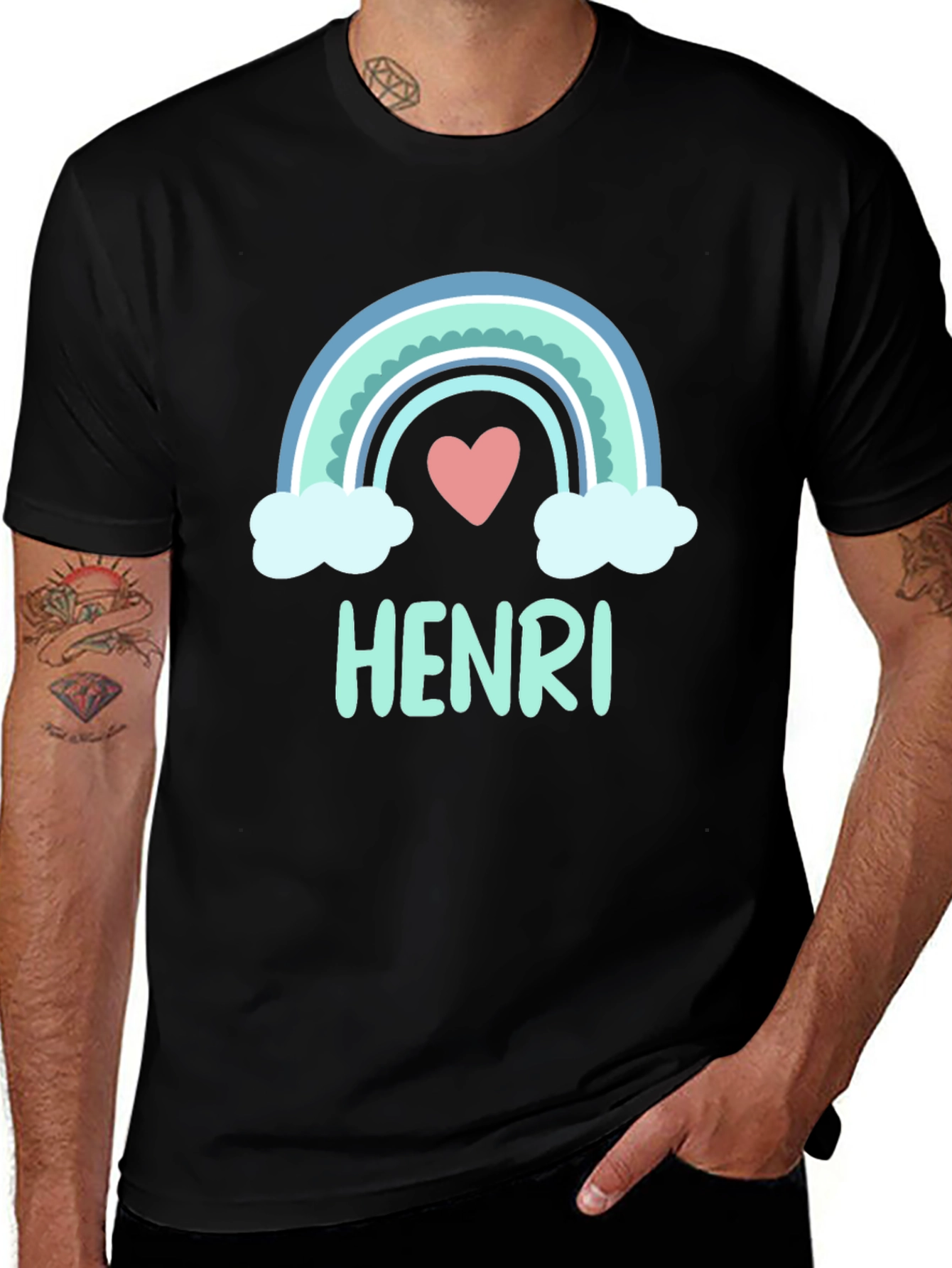 Henri Rainbow Heart T-Shirt