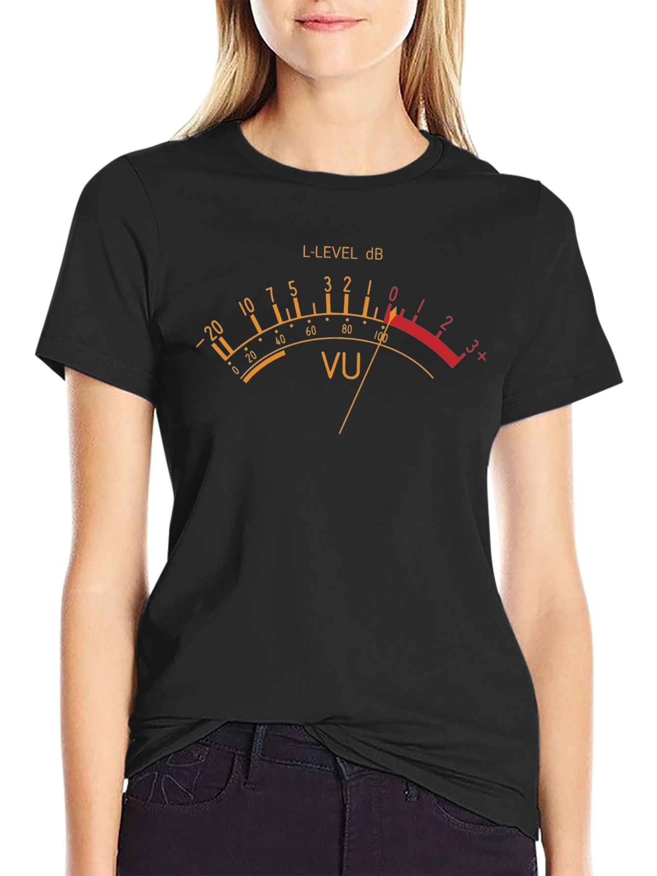 VU Meter T-Shirt - Audio Engineer Graphic Tee