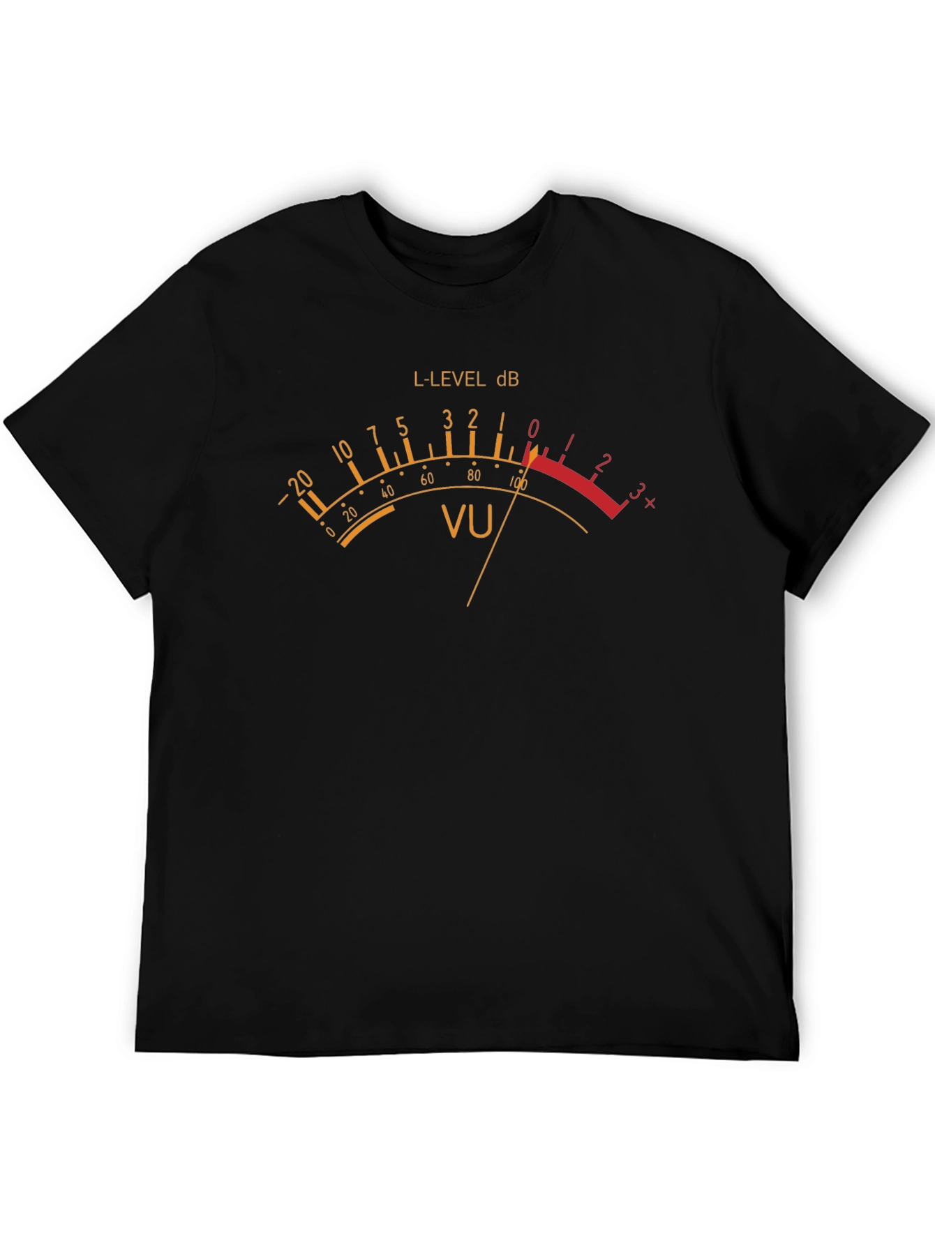 VU Meter T-Shirt - Audio Engineer Graphic Tee