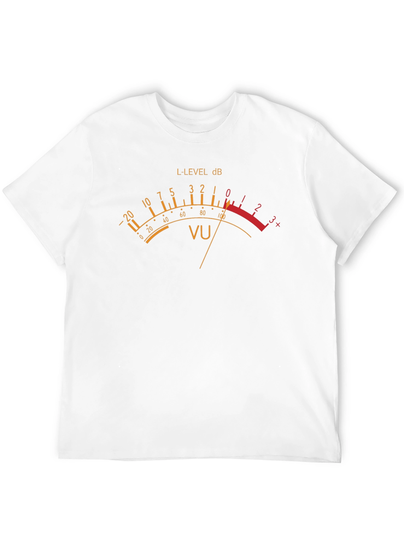 VU Meter T-Shirt - Audio Engineer Graphic Tee