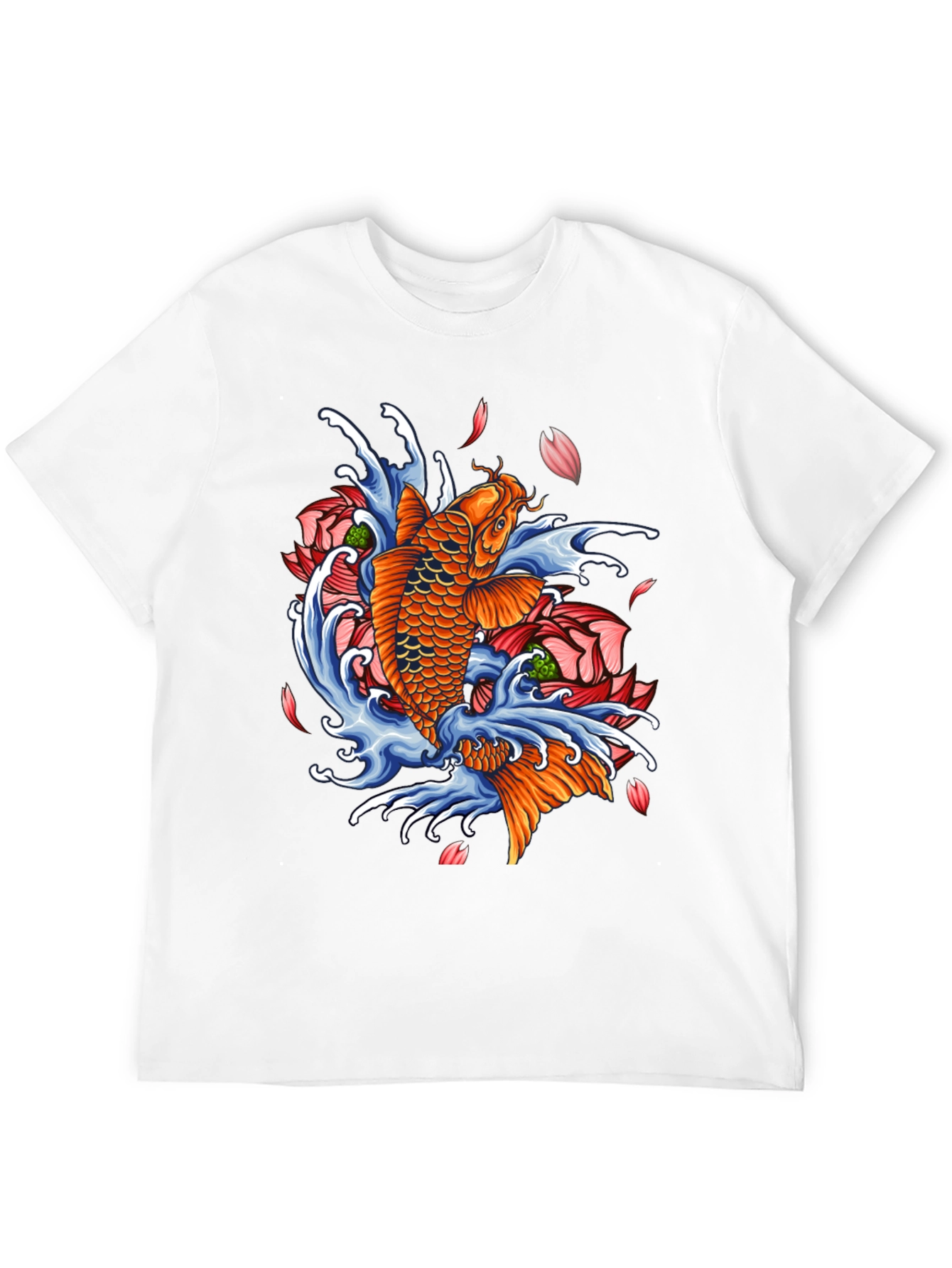 Koi Fish Graphic Tee - Japanese Art T-Shirt