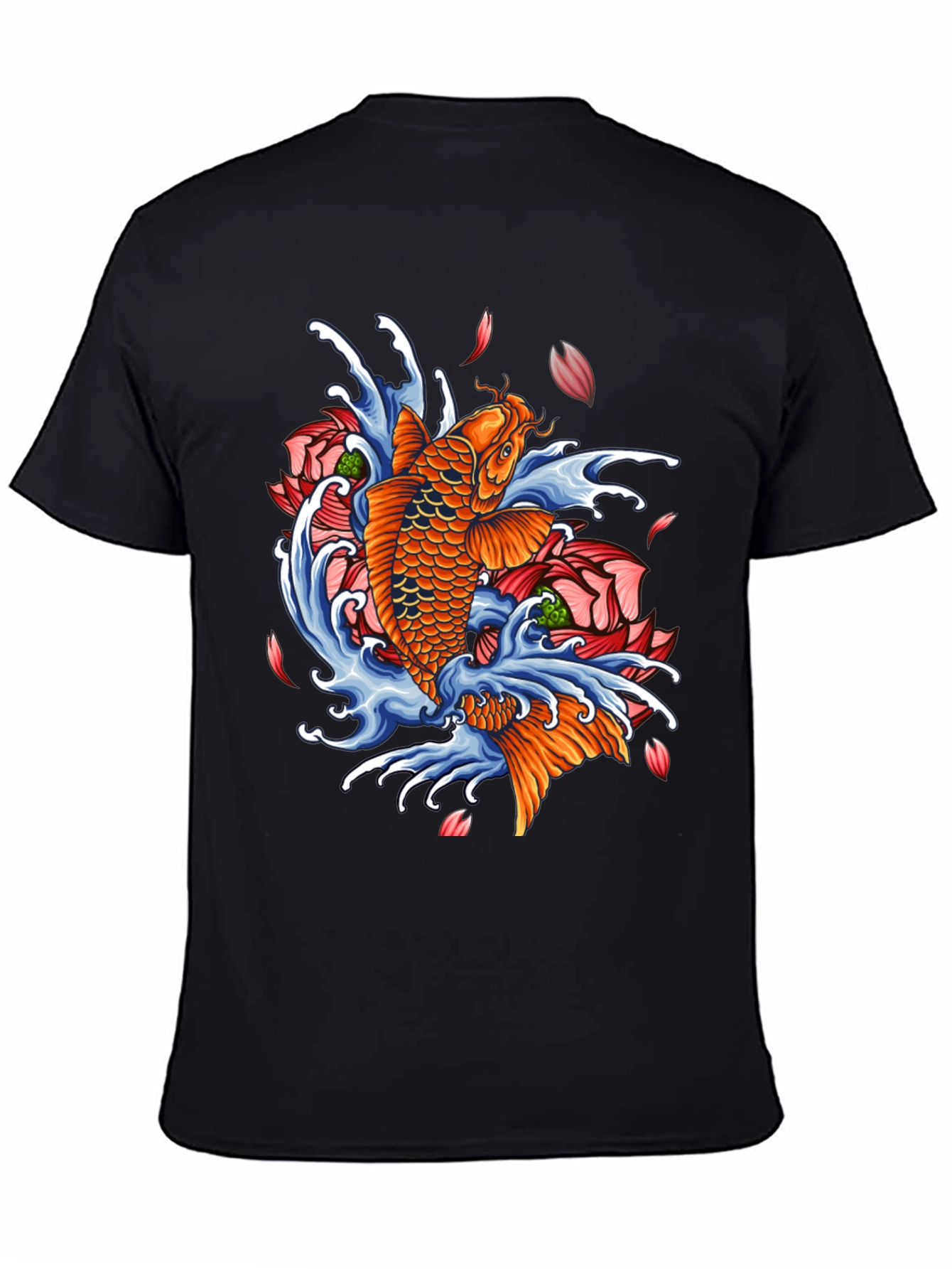 Koi Fish Graphic Tee - Japanese Art T-Shirt