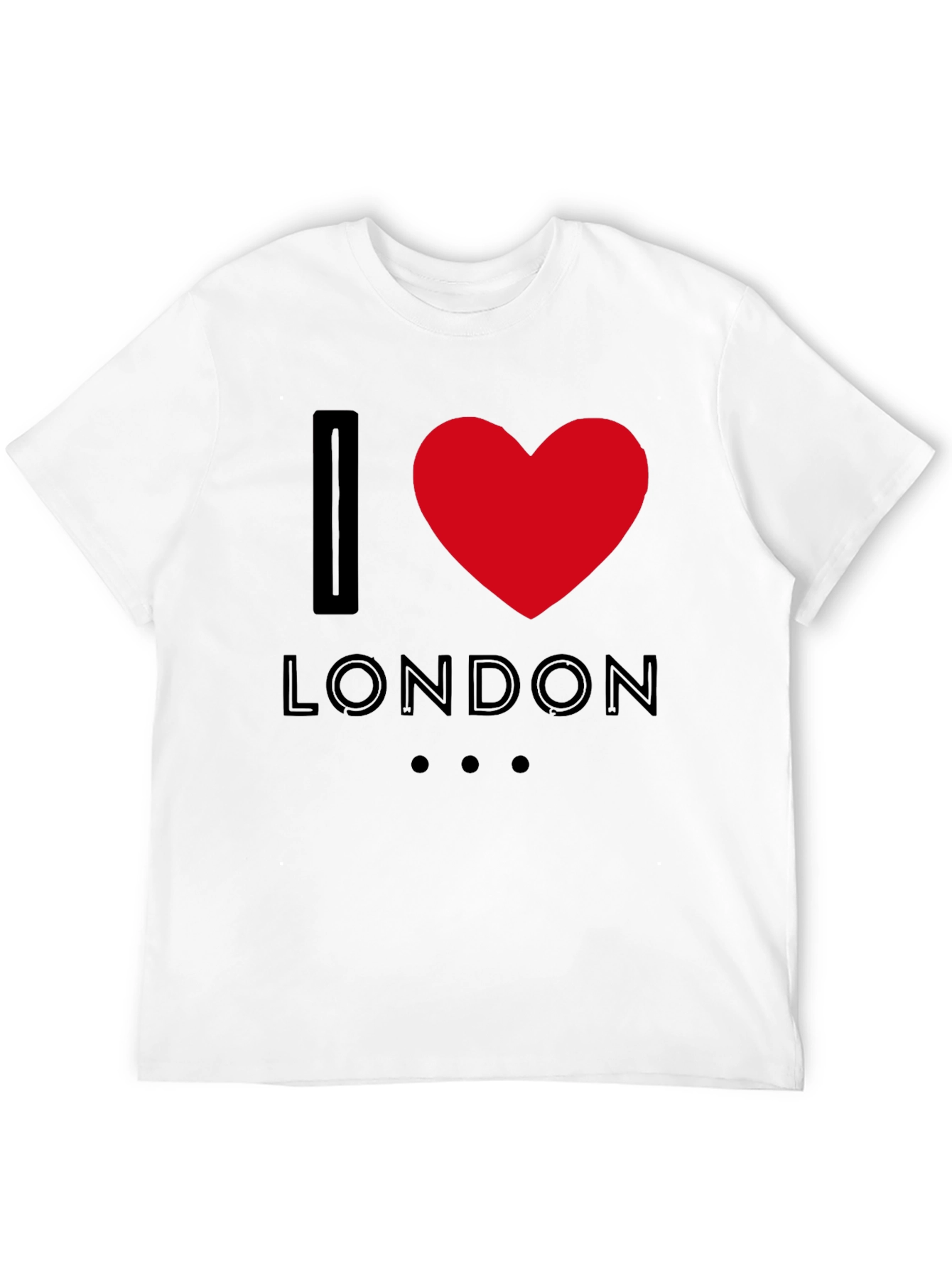 I Love London T-Shirt - Black Graphic Tee