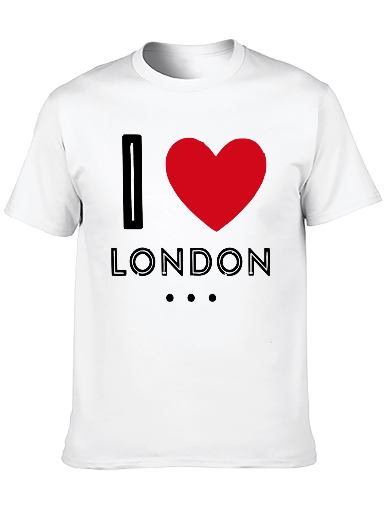 I Love London T-Shirt - Black Graphic Tee