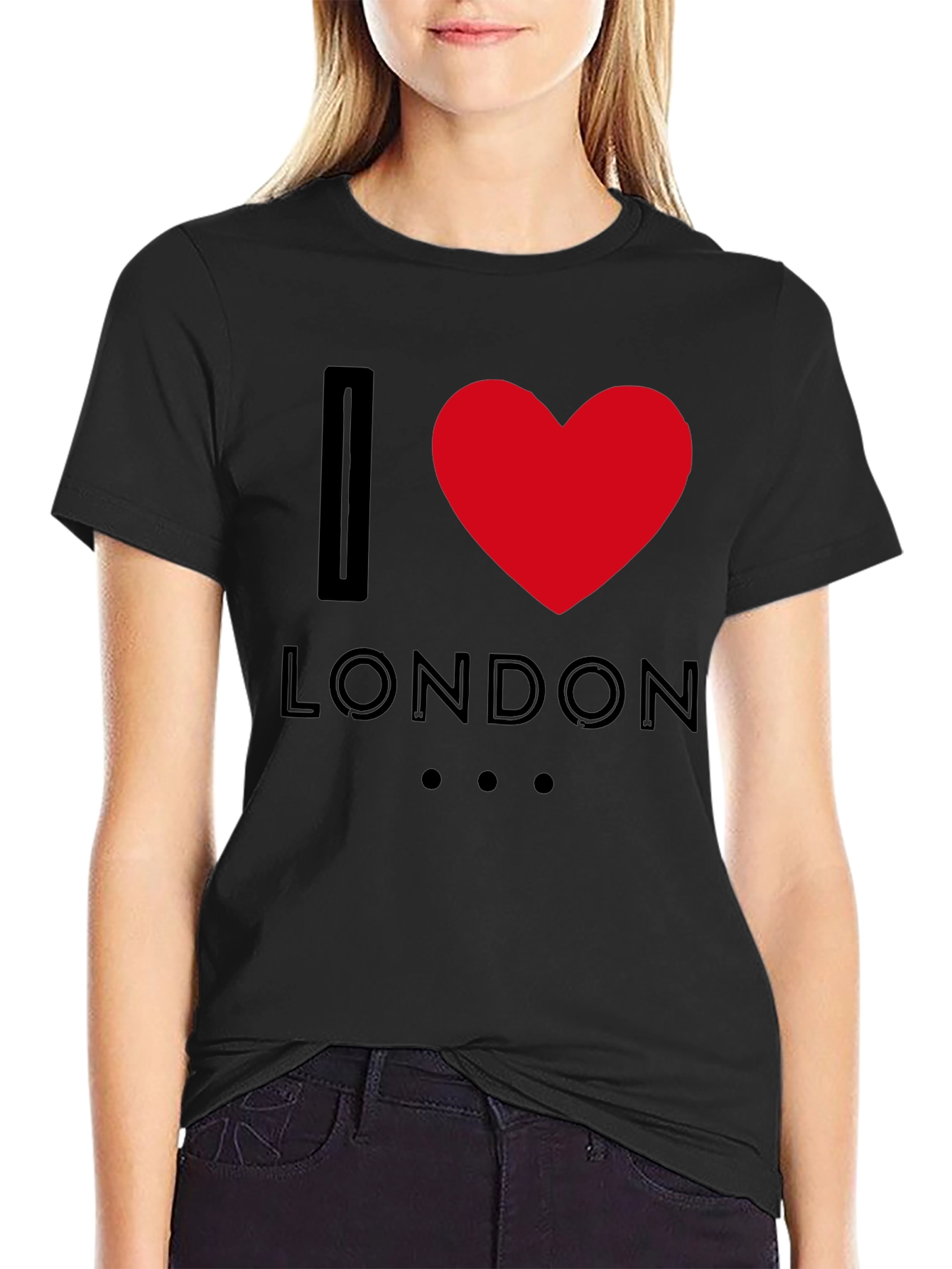 I Love London T-Shirt - Black Graphic Tee